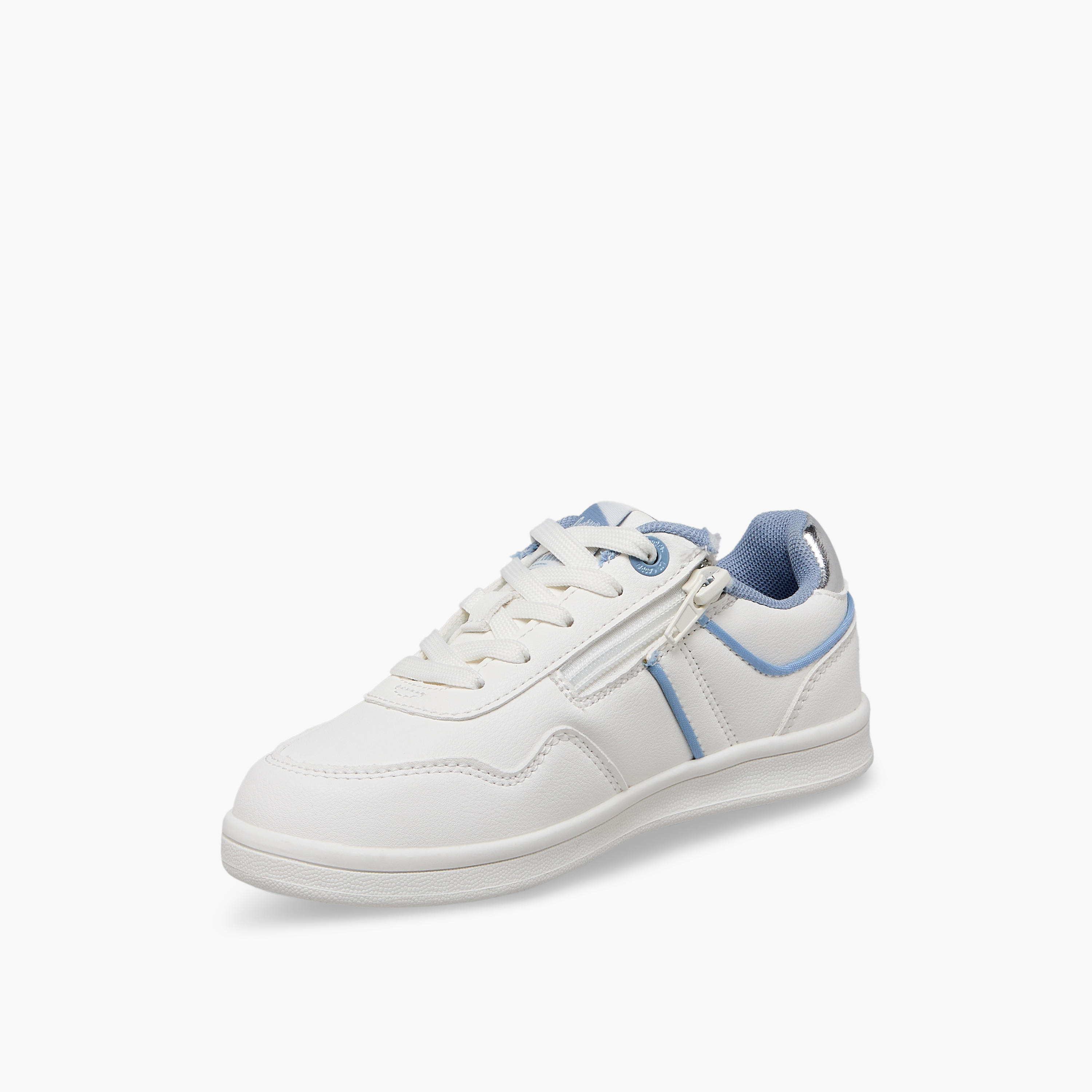 Lee Cooper Girls Panelled Lace-Up Ankle Sneakers-girls-shoes-sneakers-image-4