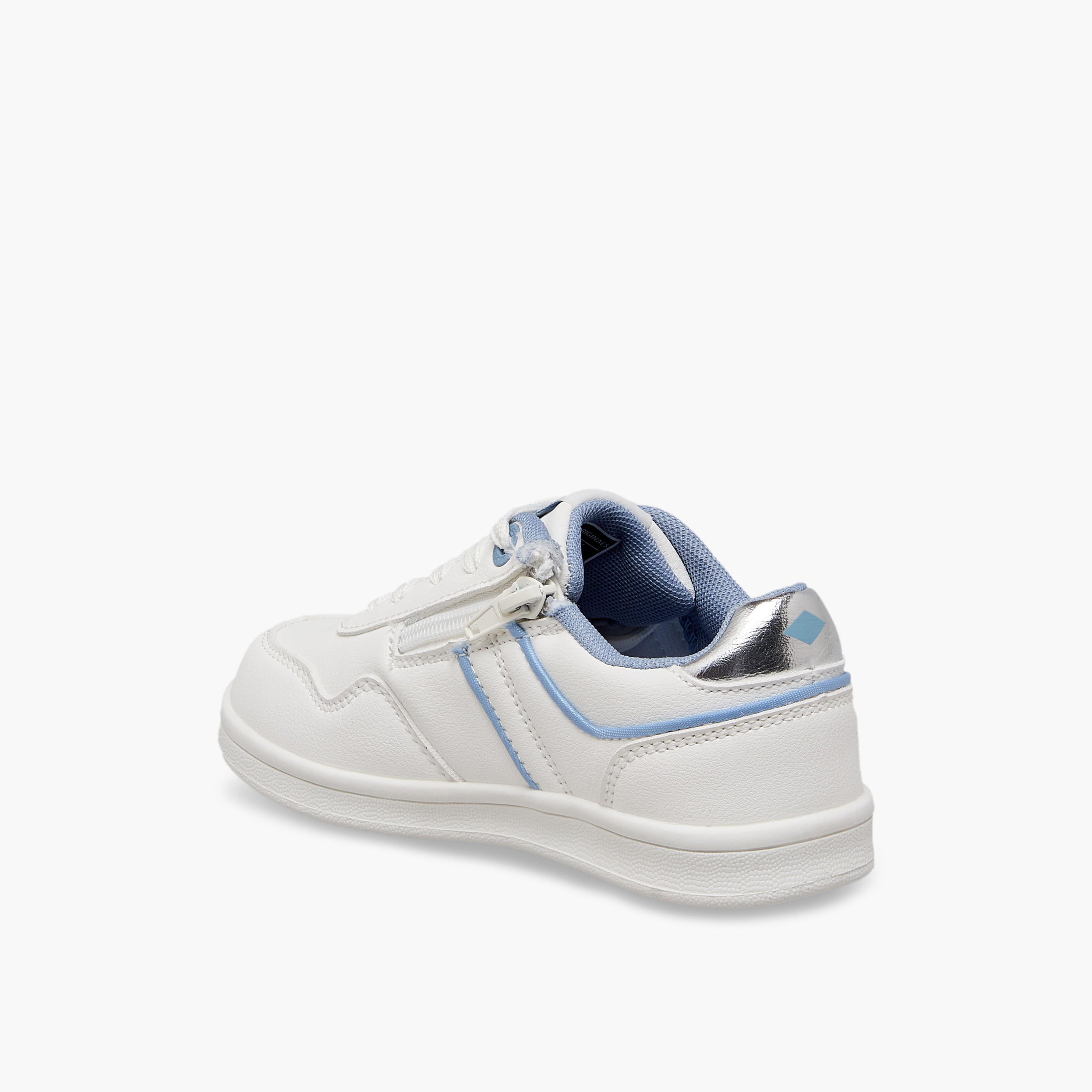 Lee Cooper Girls Panelled Lace-Up Ankle Sneakers-girls-shoes-sneakers-image-5