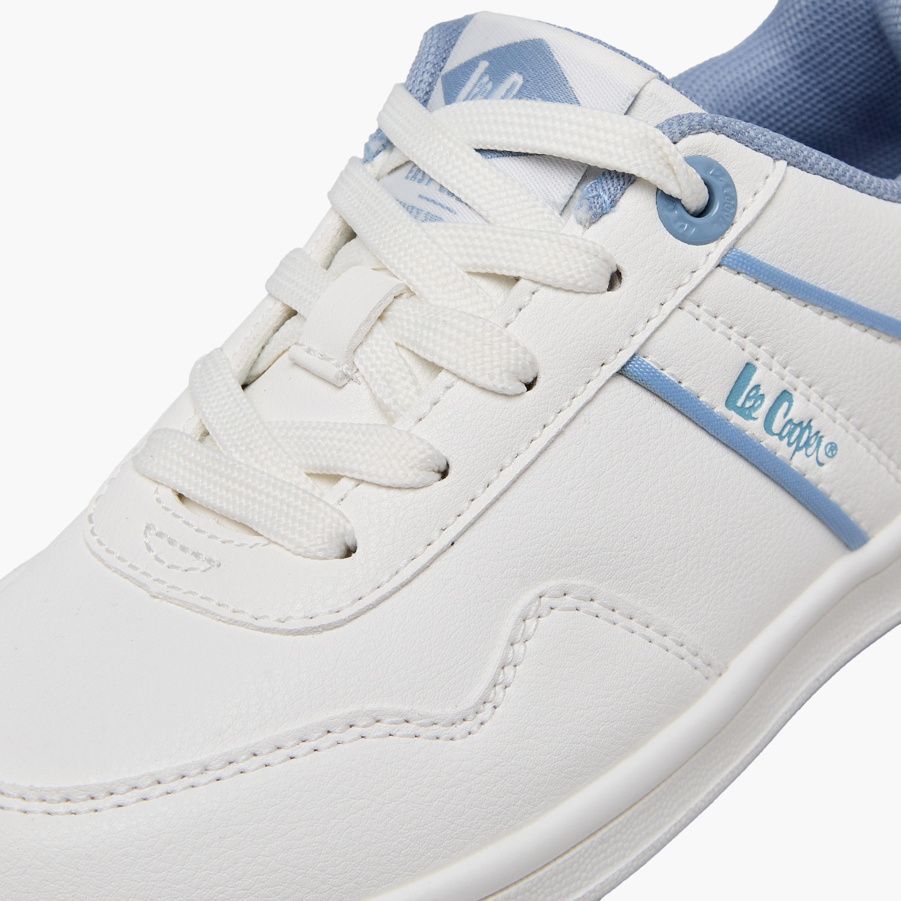 Lee Cooper Girls Panelled Lace-Up Ankle Sneakers-girls-shoes-sneakers-image-7