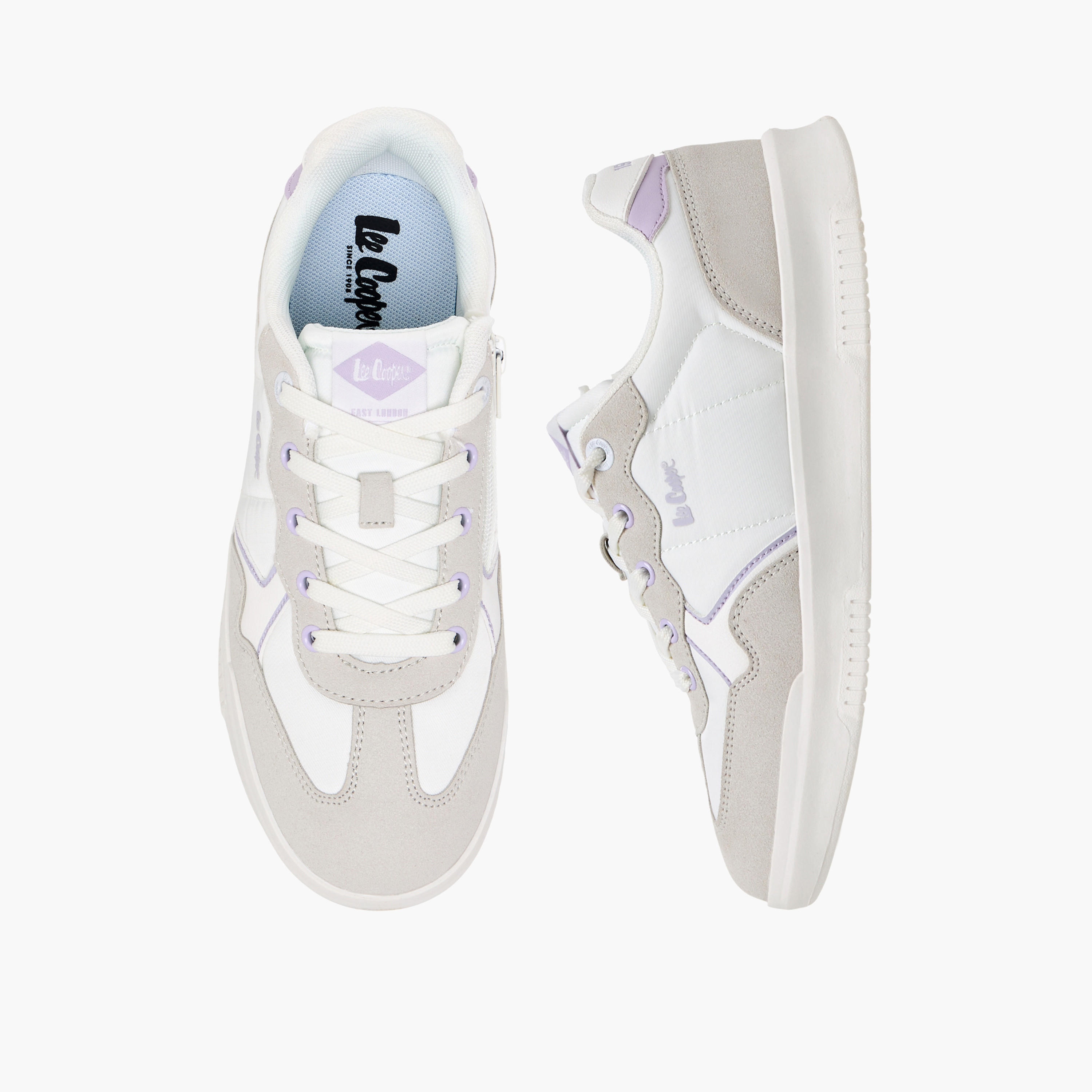 Lee Cooper Girls Lace-Up Ankle Sneakers-girls-shoes-sneakers-image-1