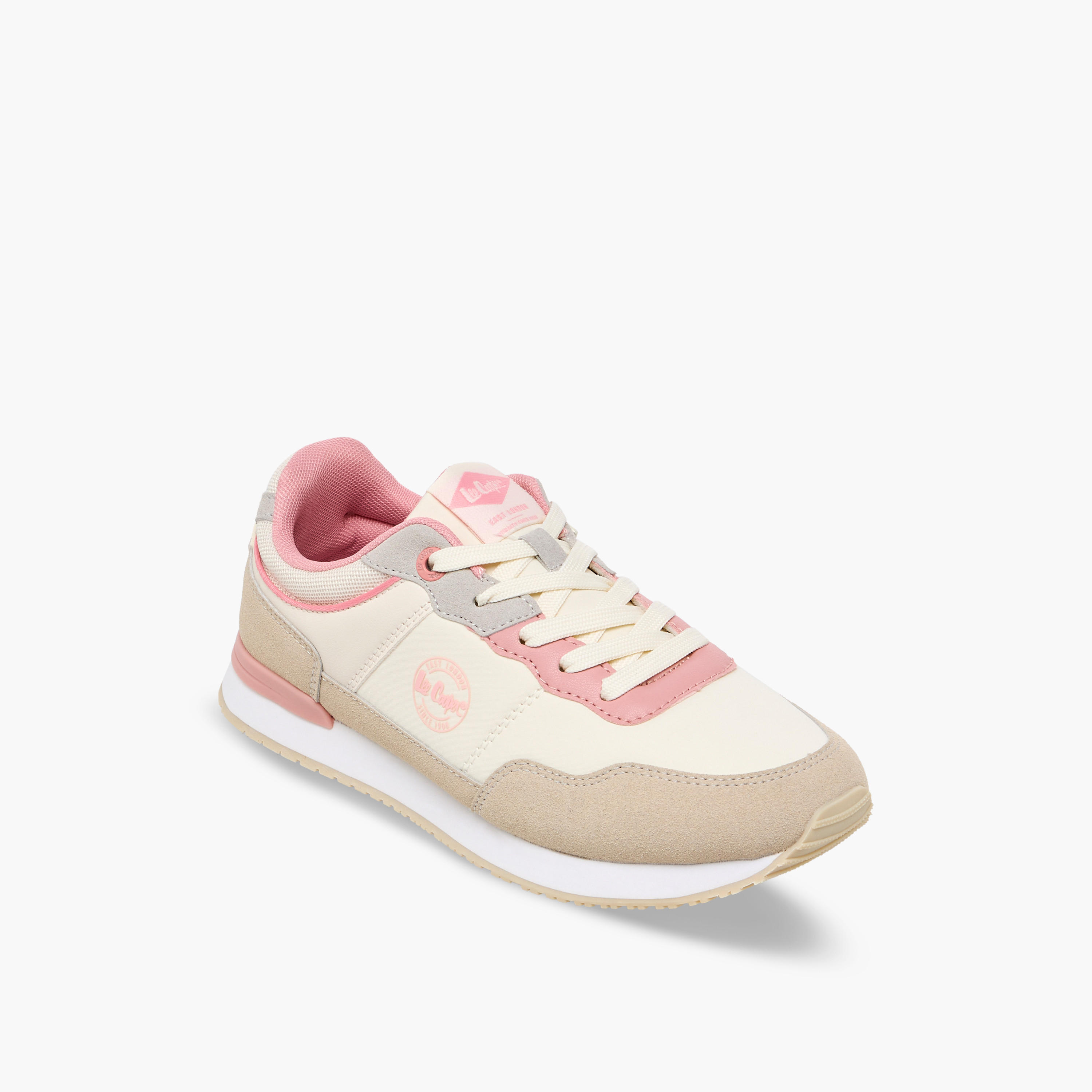 Lee Cooper Girls Lace-Up Ankle Sneakers-girls-shoes-sneakers-image-2