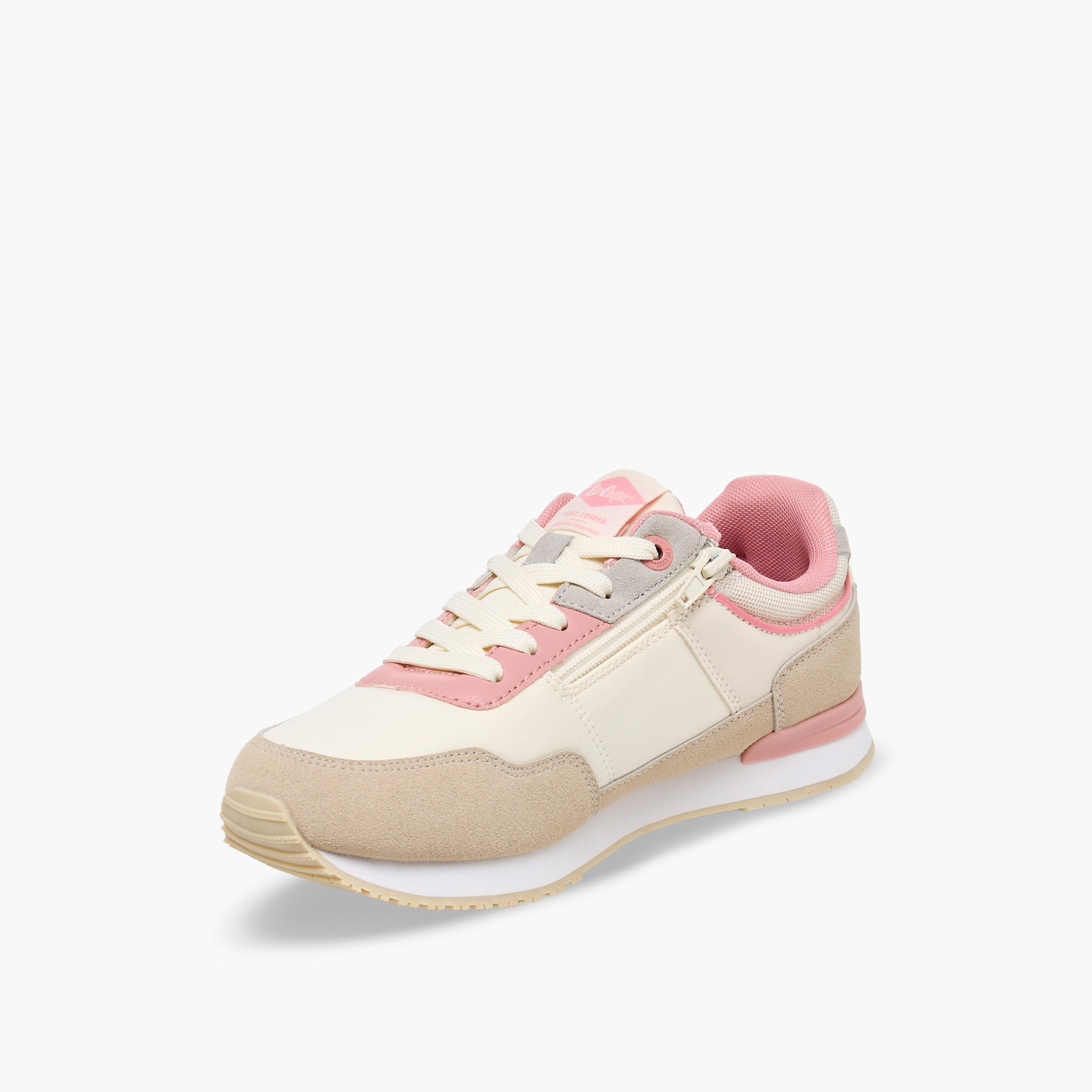 Lee Cooper Girls Lace-Up Ankle Sneakers-girls-shoes-sneakers-image-4