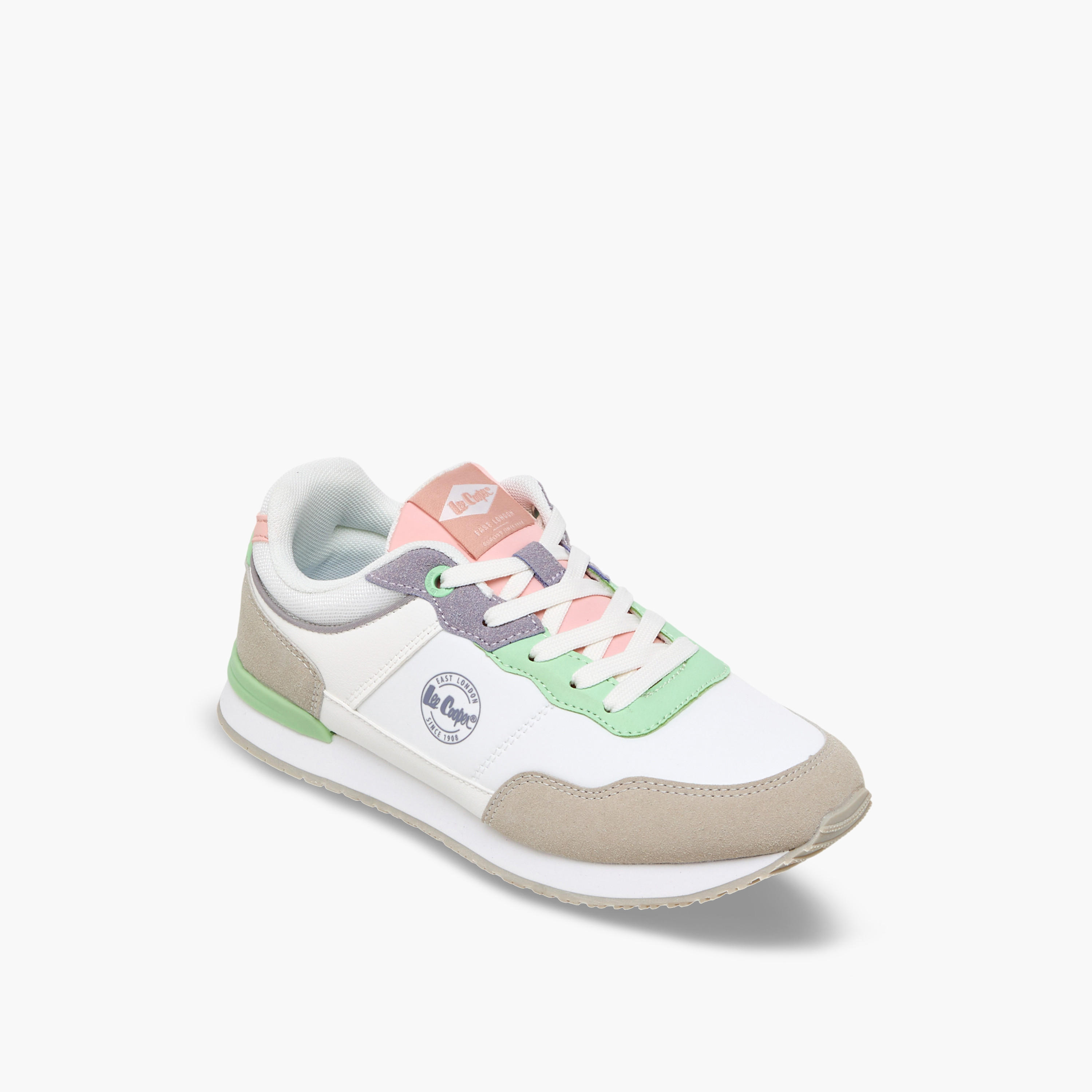 Lee Cooper Girls Lace-Up Ankle Sneakers-girls-shoes-sneakers-image-2