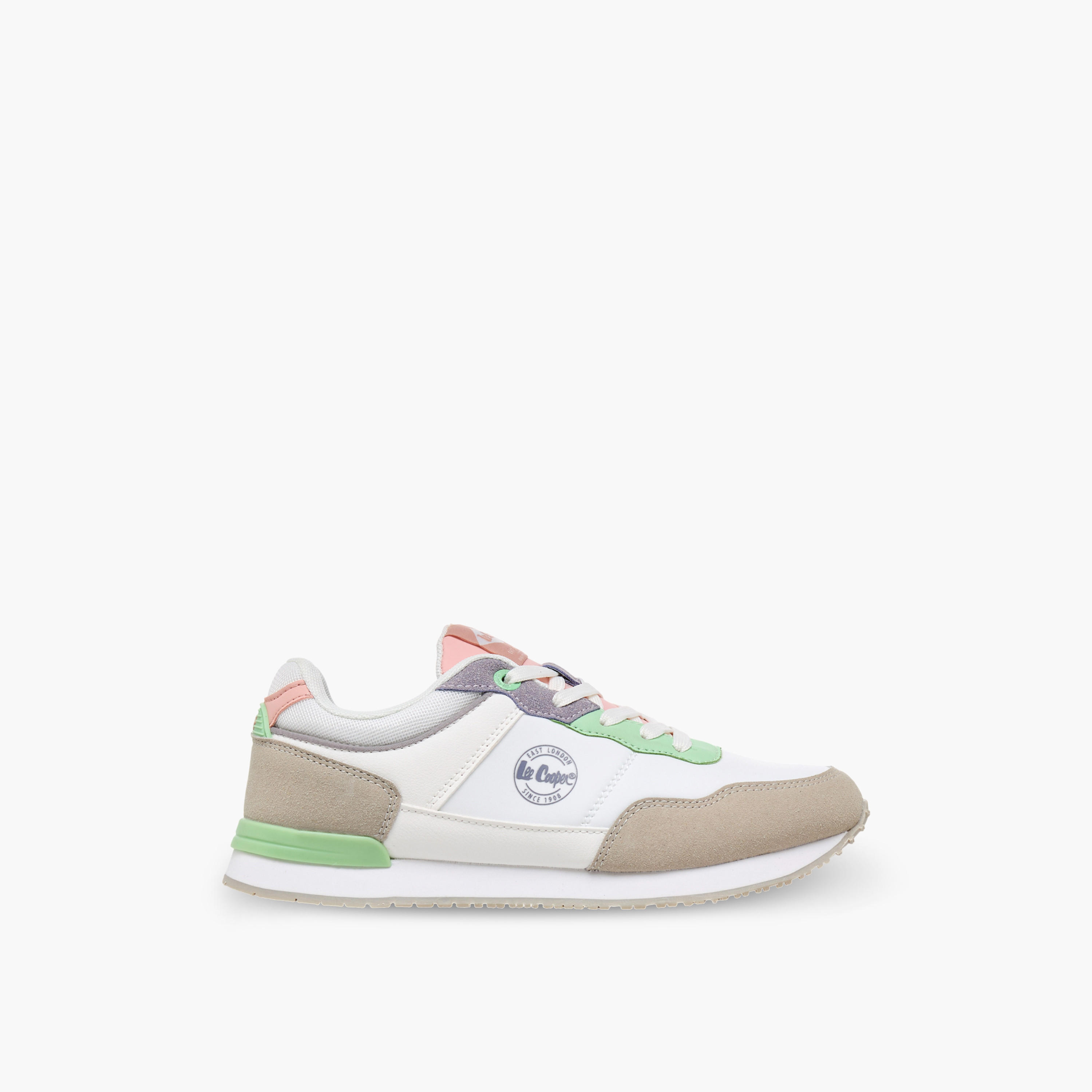 Lee Cooper Girls Lace-Up Ankle Sneakers-girls-shoes-sneakers-image-3