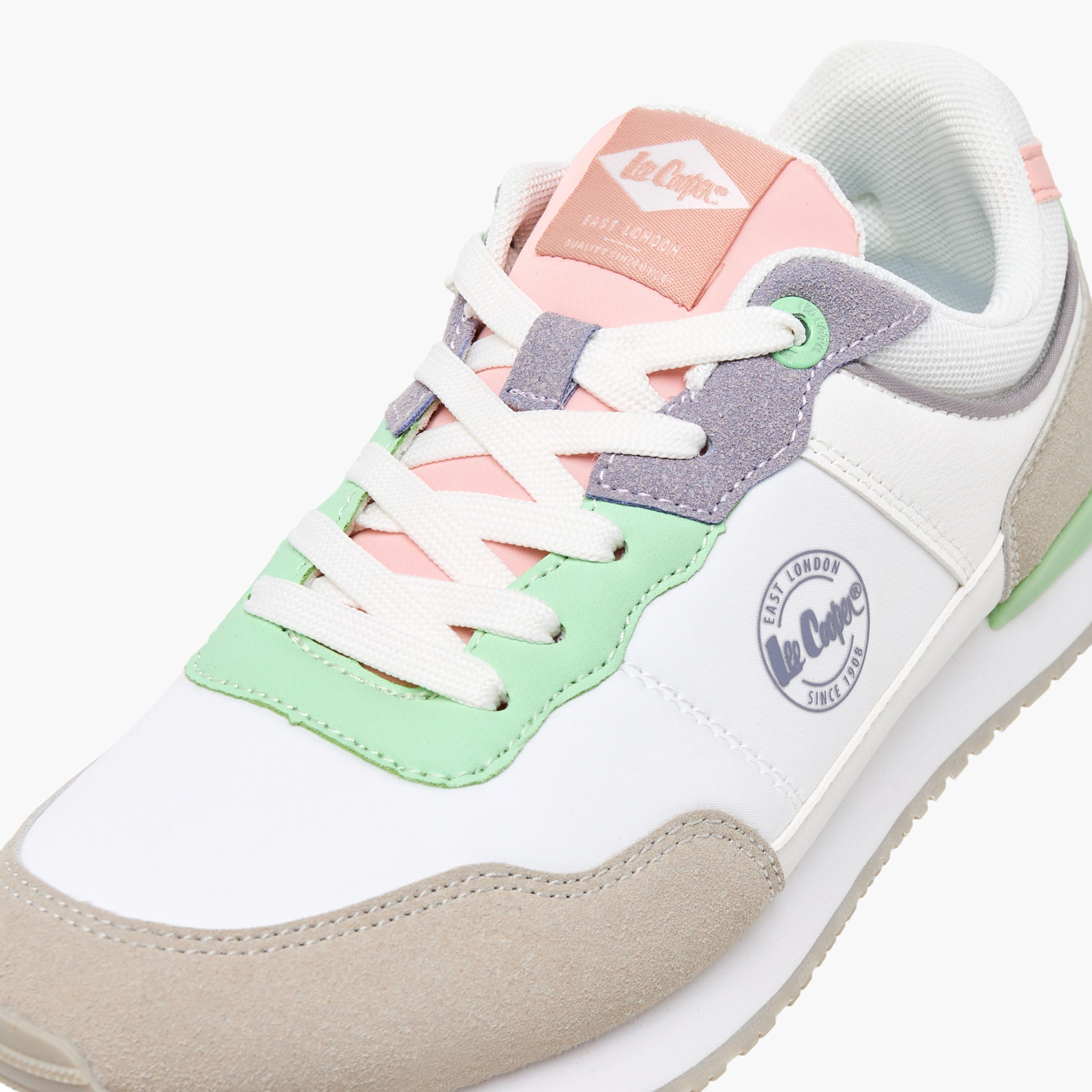 Lee Cooper Girls Lace-Up Ankle Sneakers-girls-shoes-sneakers-image-7