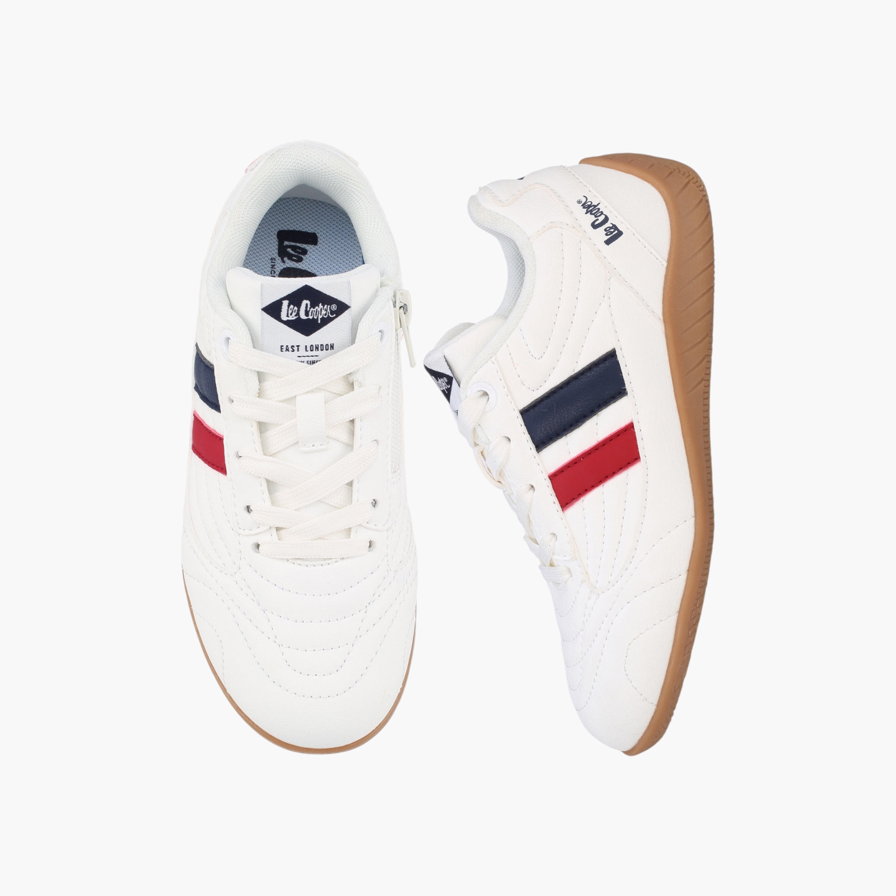 Lee Cooper Girls Lace-Up Ankle Sneakers-girls-shoes-sneakers-image-1