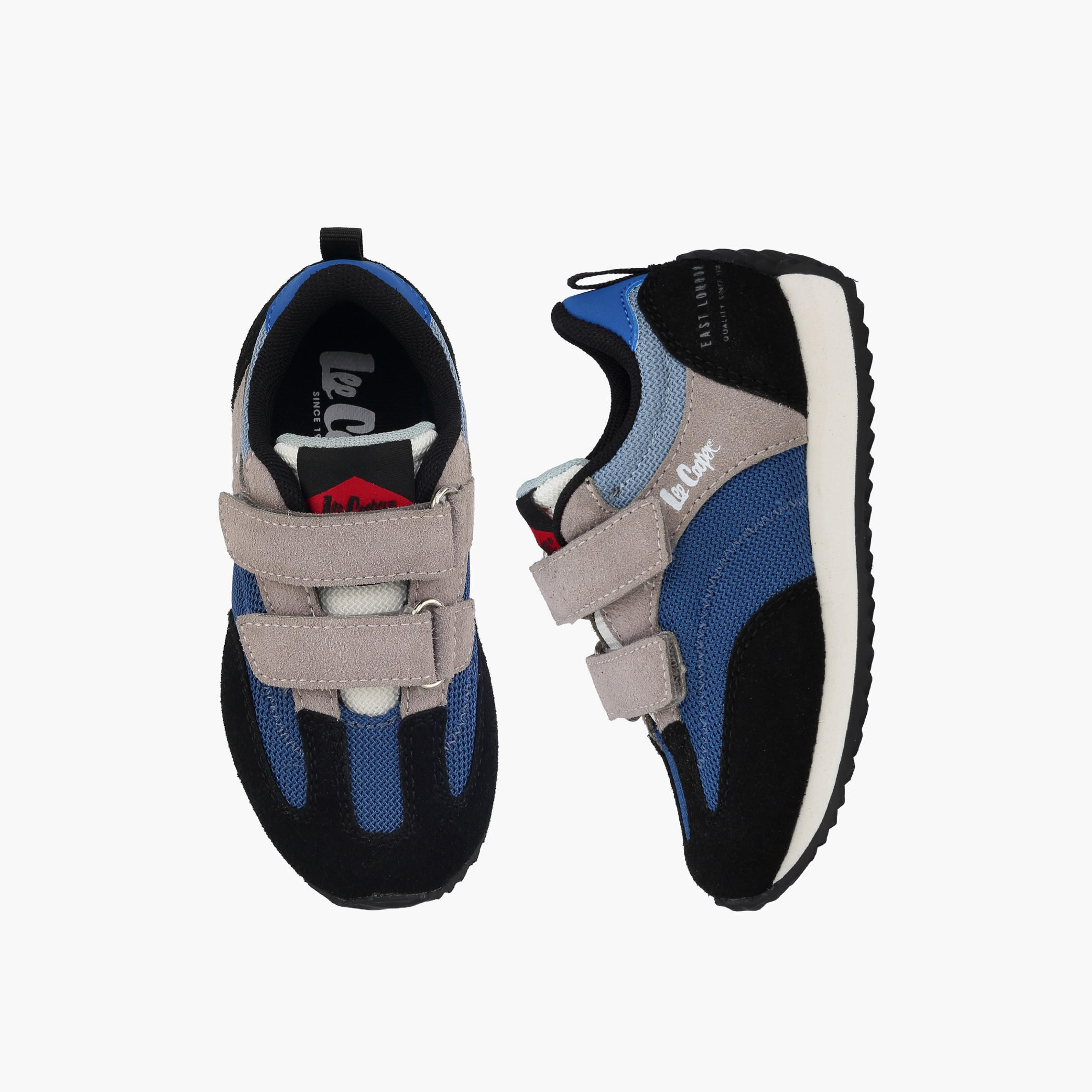 Lee Cooper Boys Panelled Hook & Loop Ankle Sneakers-boys-shoes-sneakers-image-1