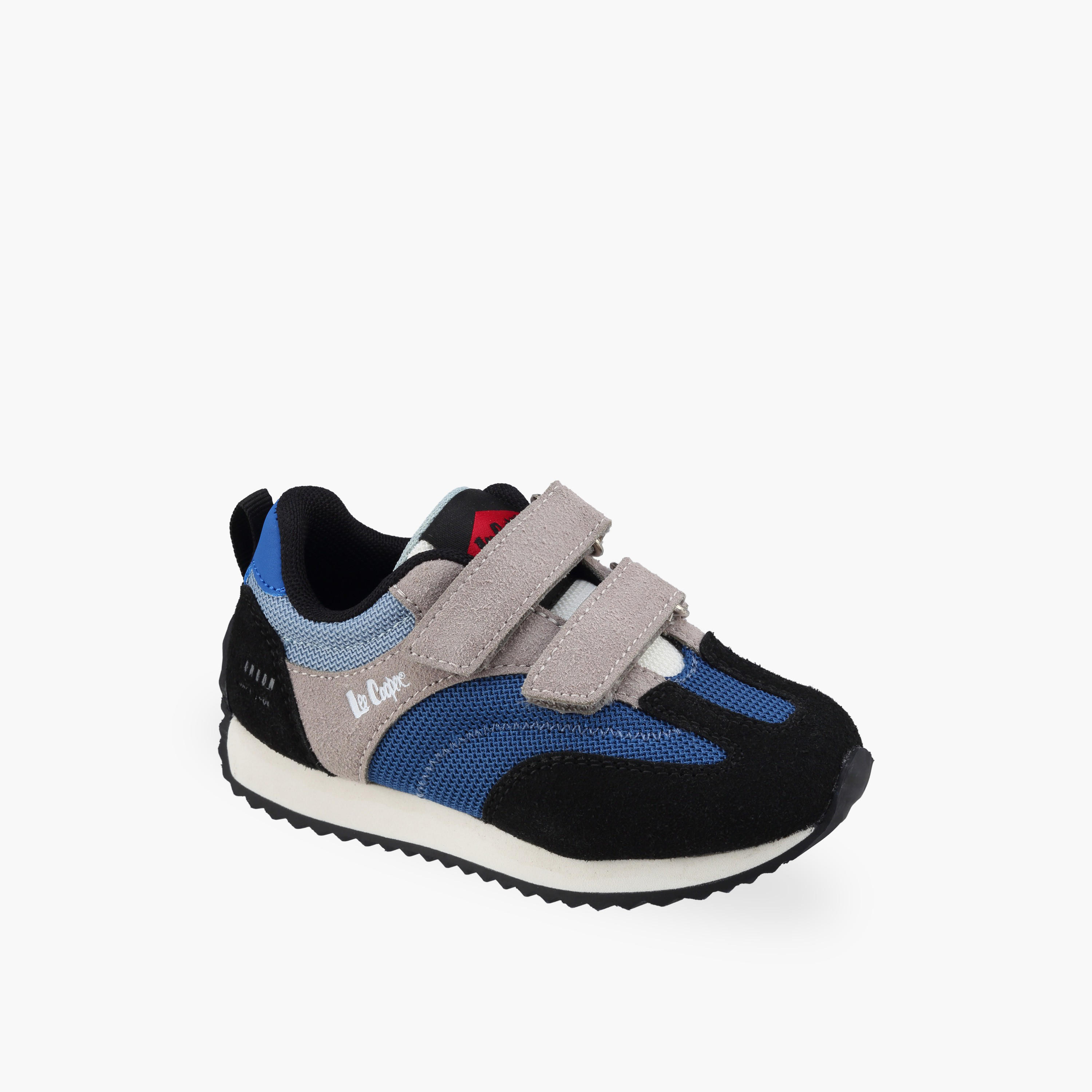 Lee Cooper Boys Panelled Hook & Loop Ankle Sneakers-boys-shoes-sneakers-image-2