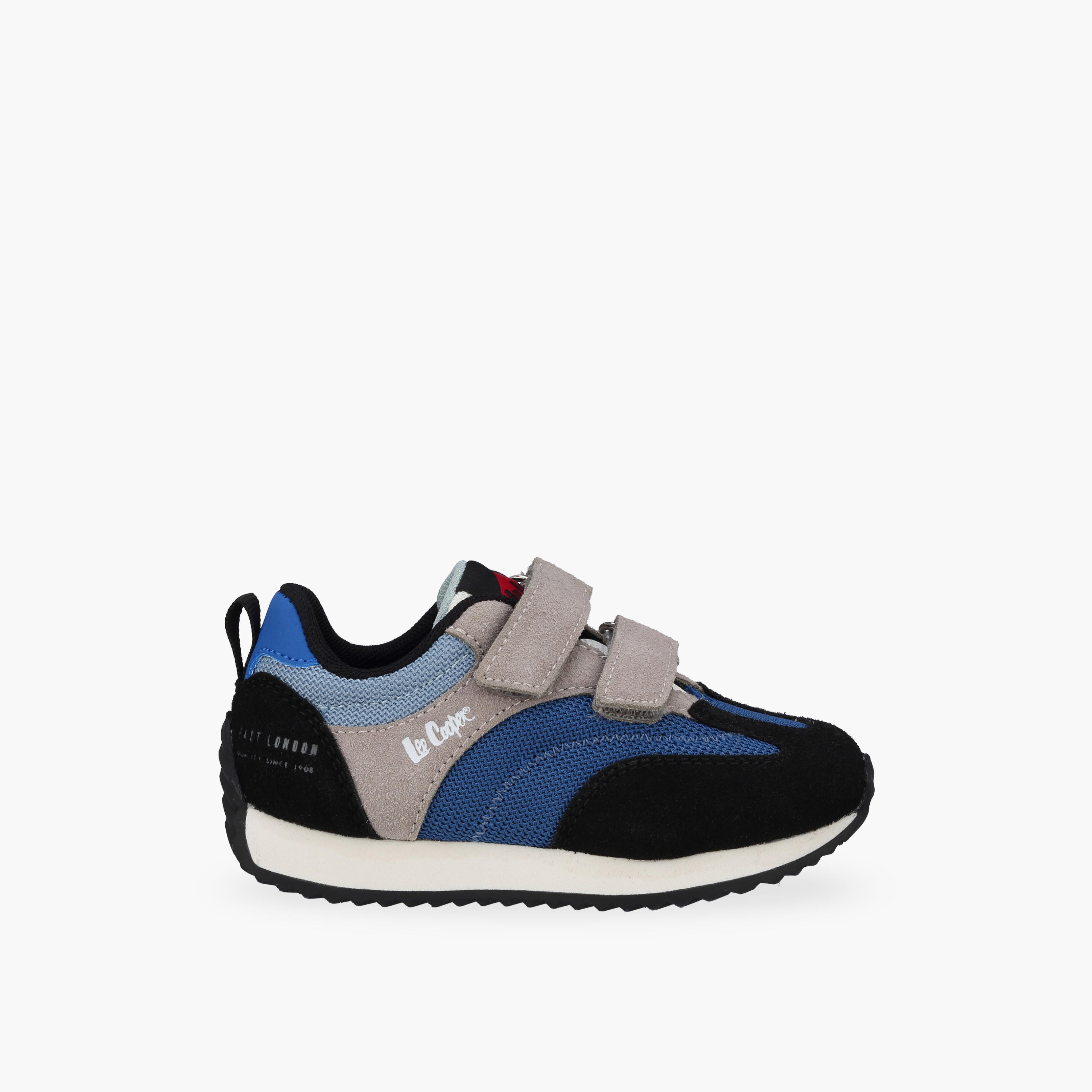 Lee Cooper Boys Panelled Hook & Loop Ankle Sneakers-boys-shoes-sneakers-image-3