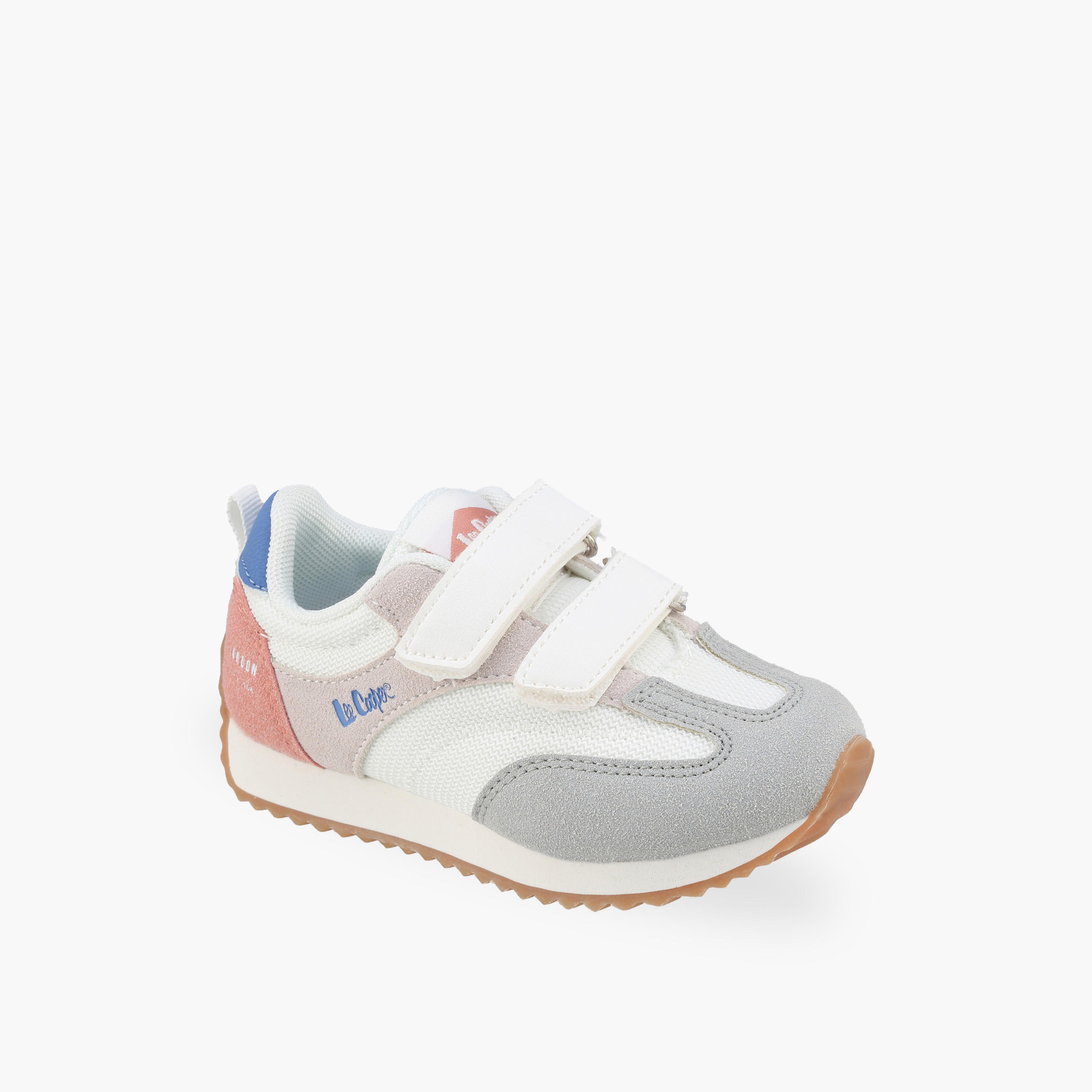 Lee Cooper Girls Panelled Hook & Loop Ankle Sneakers-girls-shoes-sneakers-image-2
