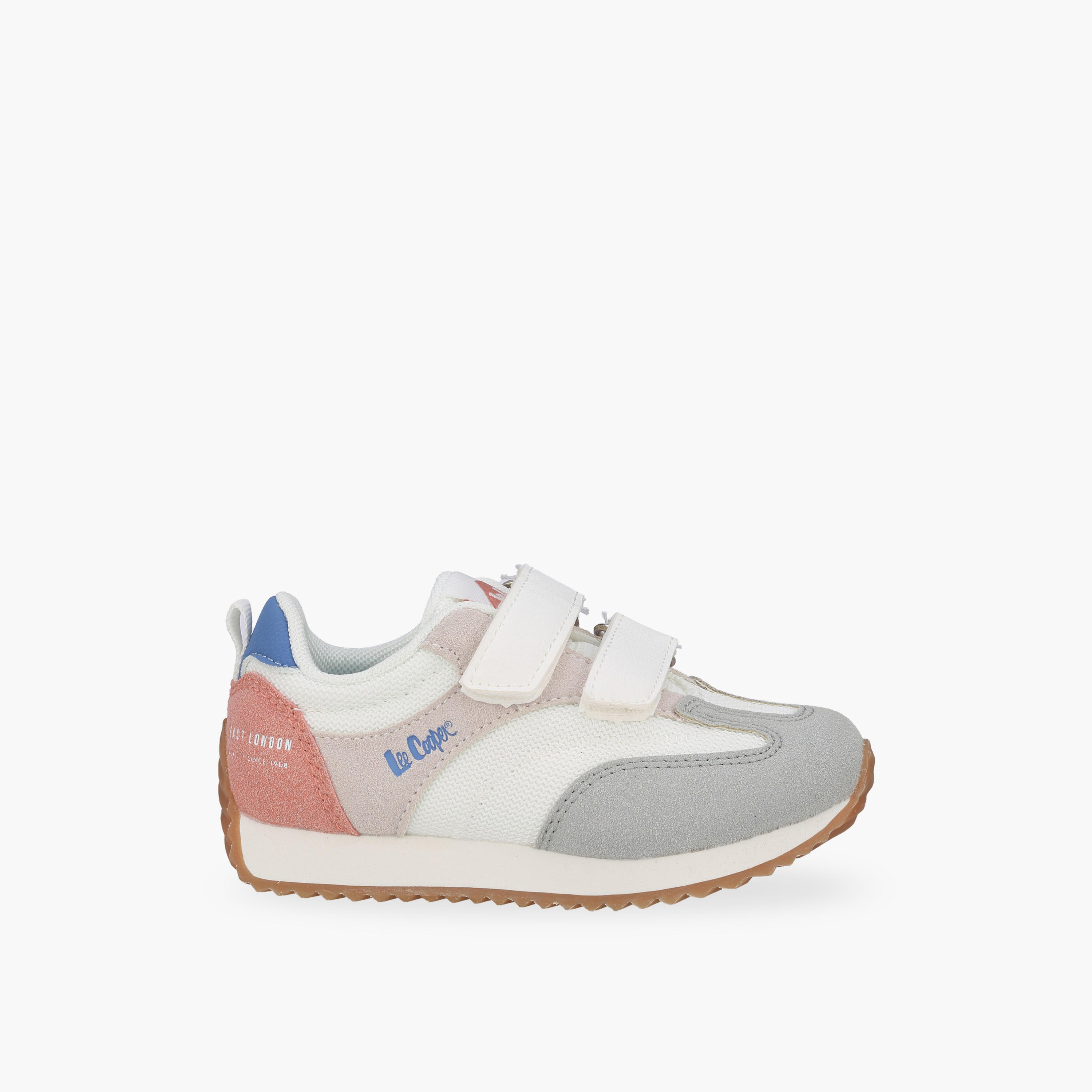 Lee Cooper Girls Panelled Hook & Loop Ankle Sneakers-girls-shoes-sneakers-image-3