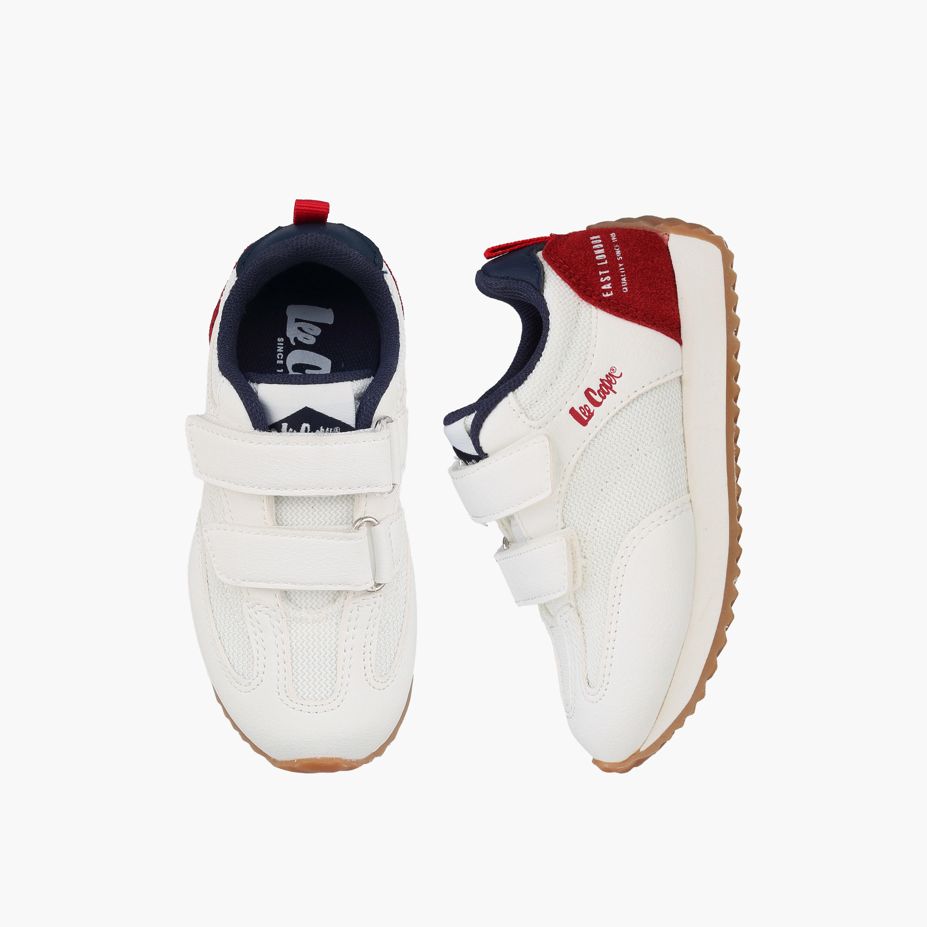 Lee Cooper Girls Panelled Hook & Loop Ankle Sneakers-girls-shoes-sneakers-image-1