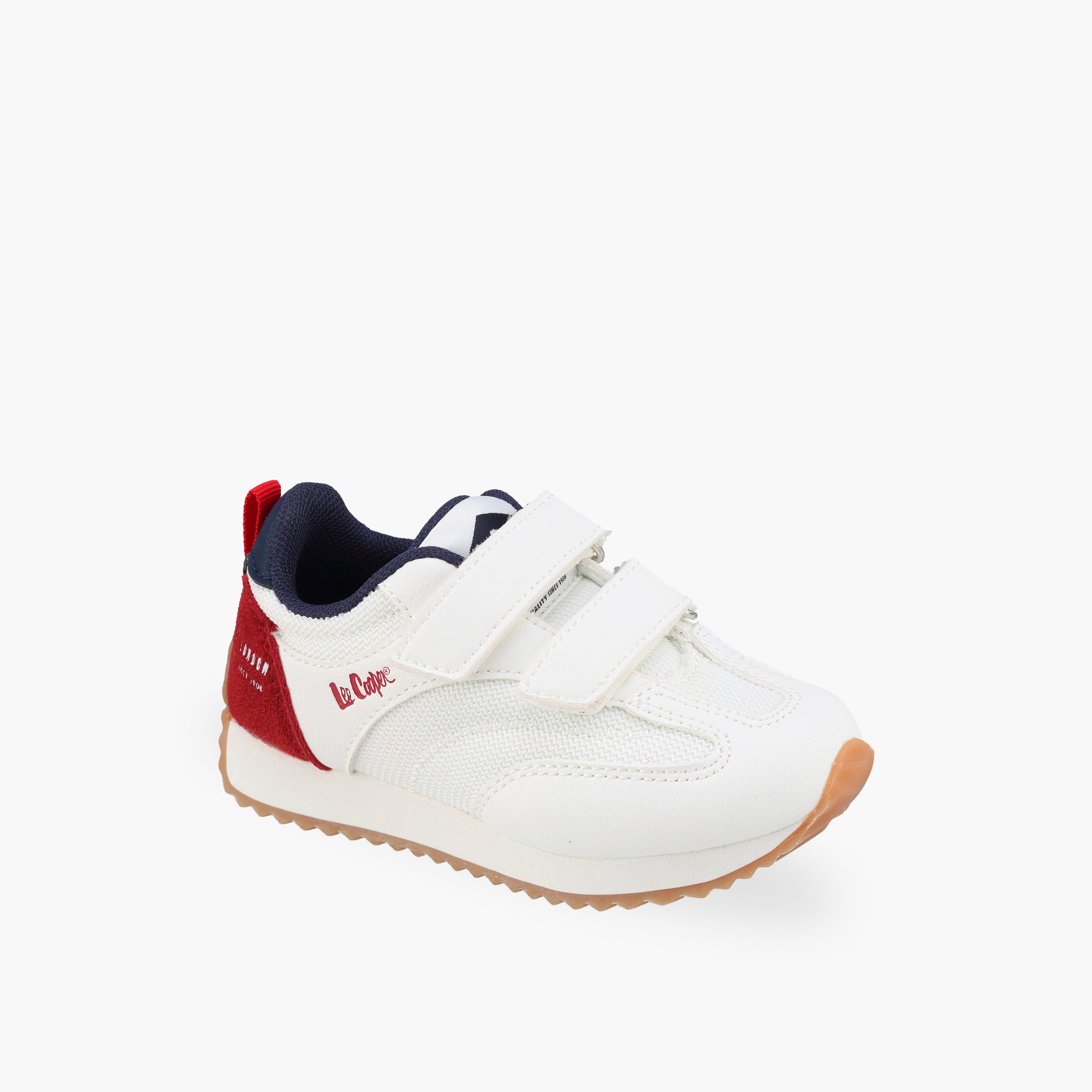 Lee Cooper Girls Panelled Hook & Loop Ankle Sneakers-girls-shoes-sneakers-image-2