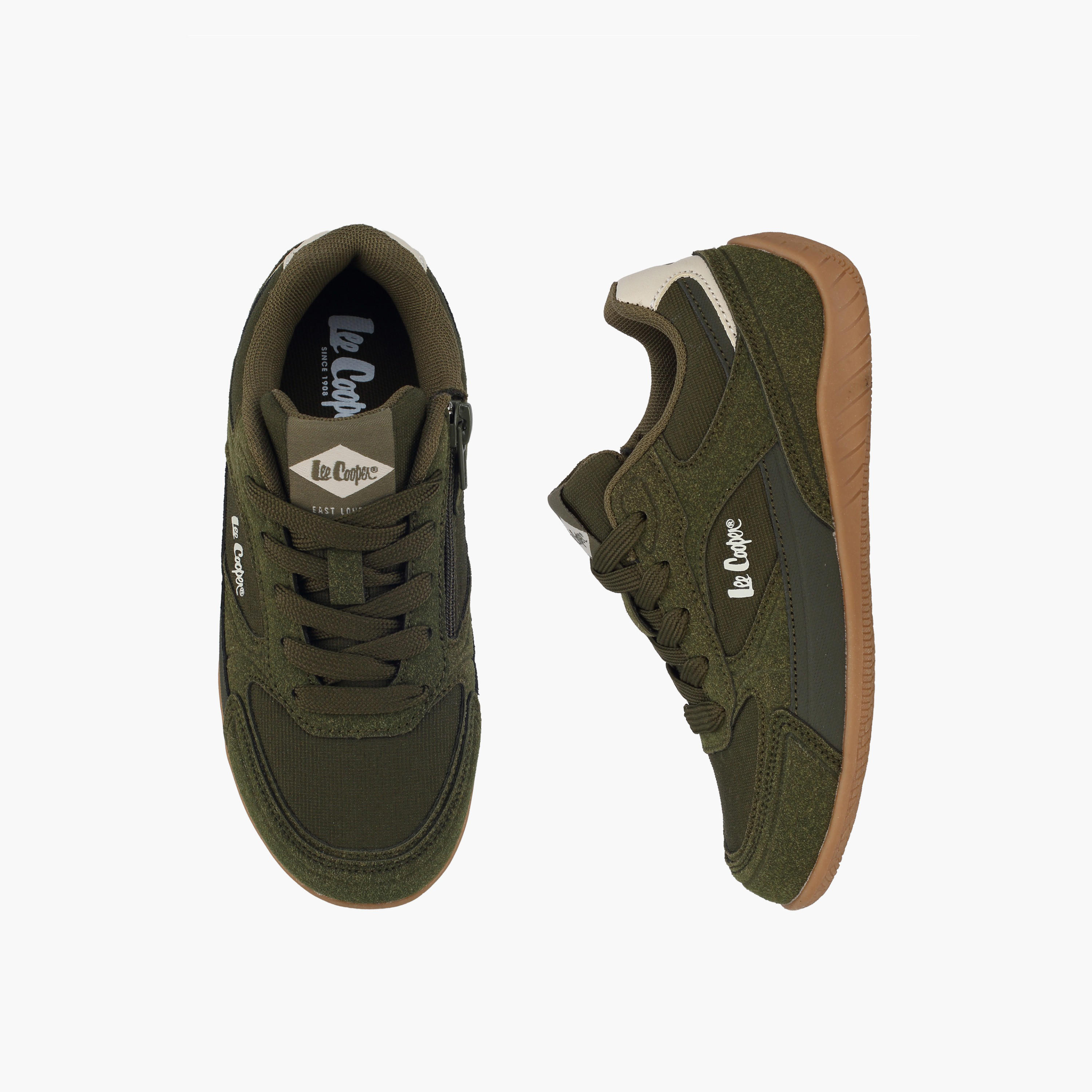 Lee Cooper Boys Lace-Up Ankle Sneakers-boys-shoes-sneakers-image-1