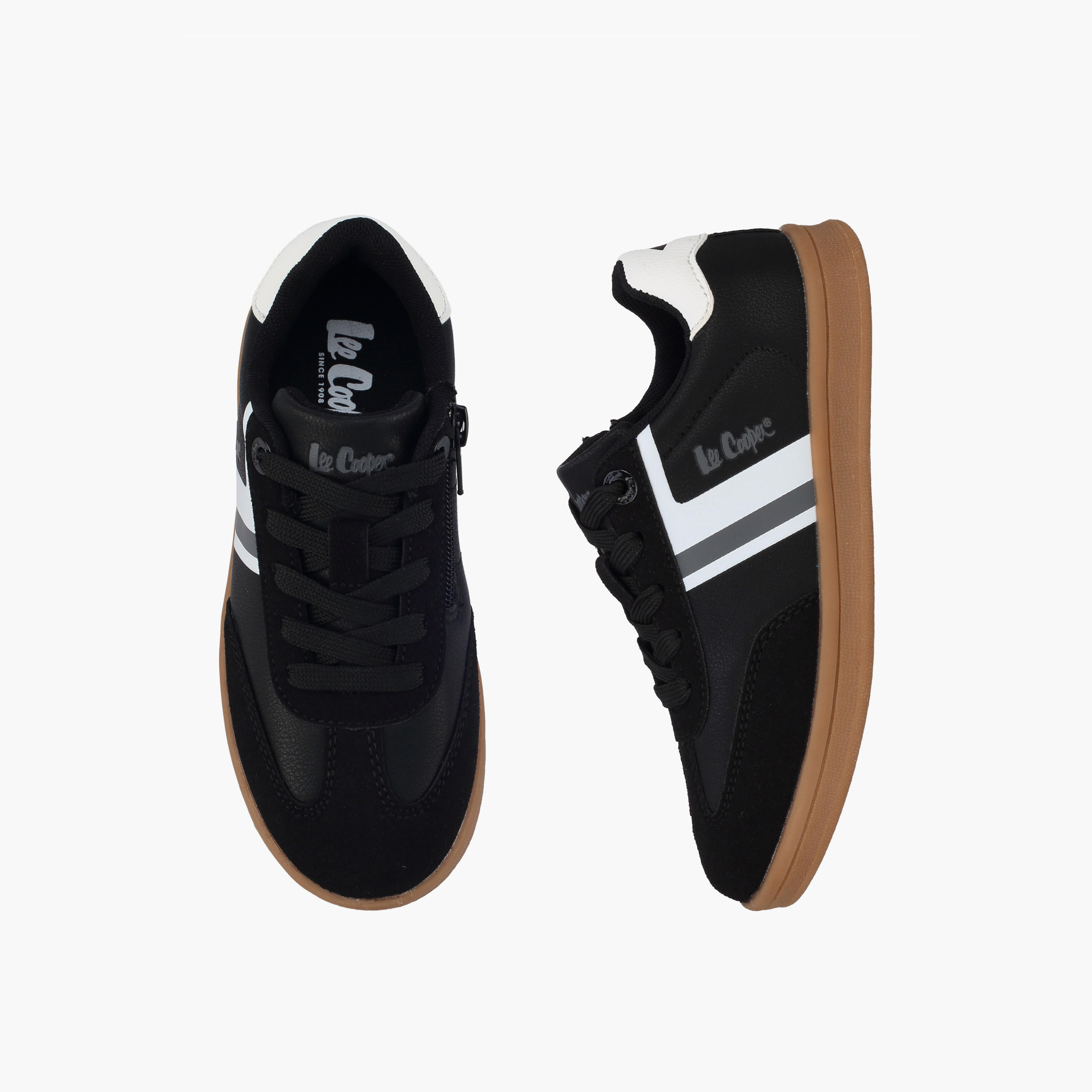 Lee Cooper Boys Lace-Up Ankle Sneakers-boys-shoes-sneakers-image-1
