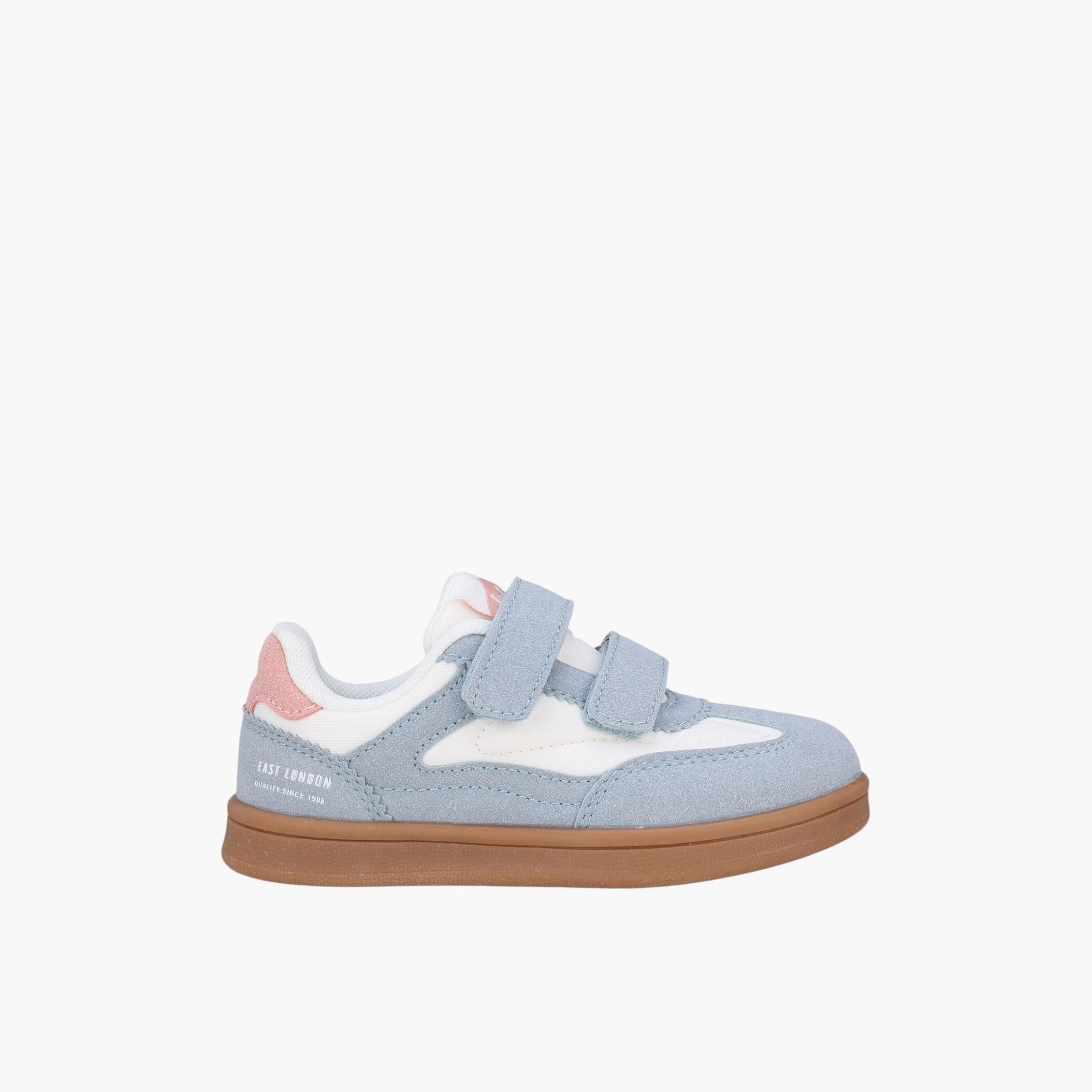 Lee Cooper Girls Panelled Hook & Loop Sneakers-girls-shoes-sneakers-image-3