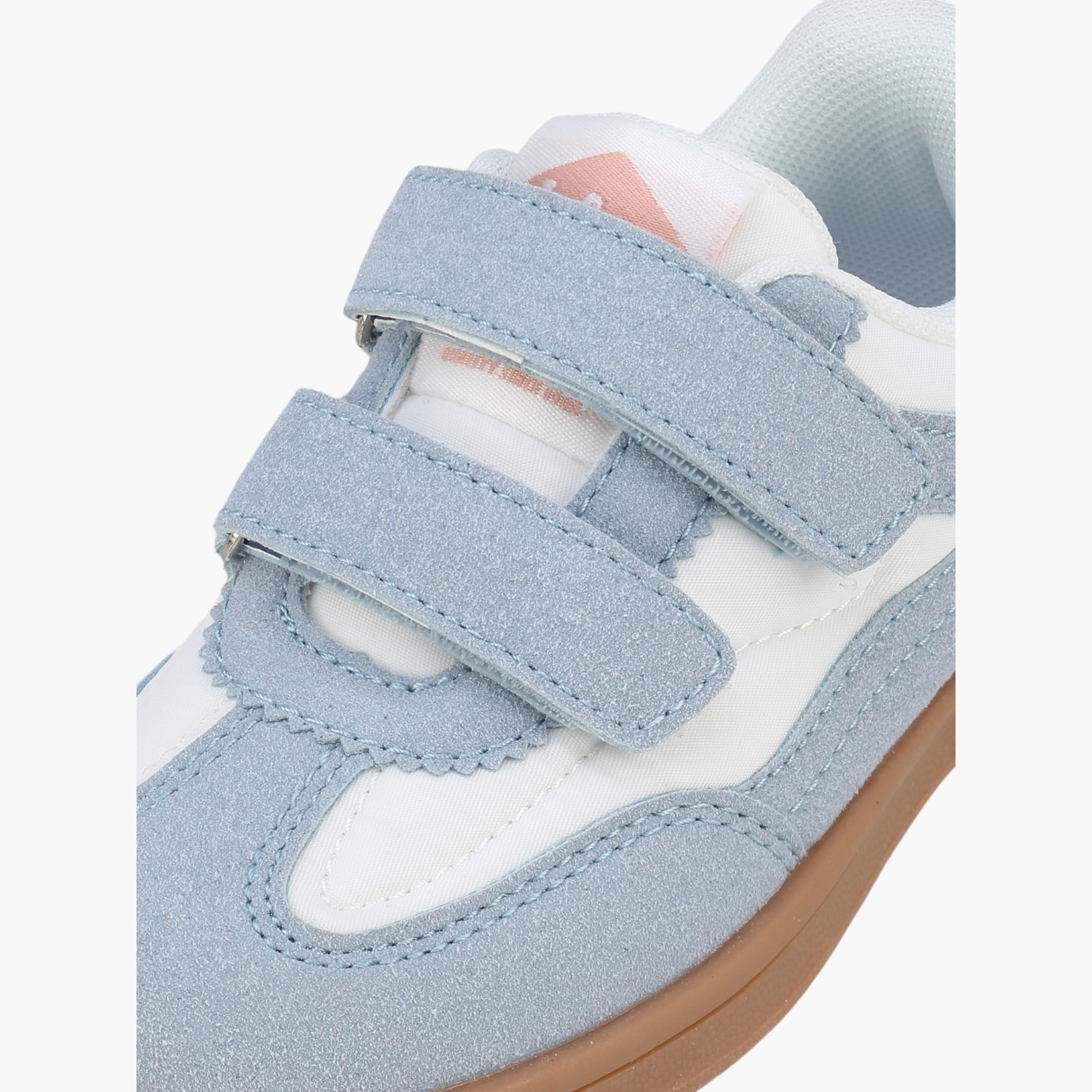 Lee Cooper Girls Panelled Hook & Loop Sneakers-girls-shoes-sneakers-image-4