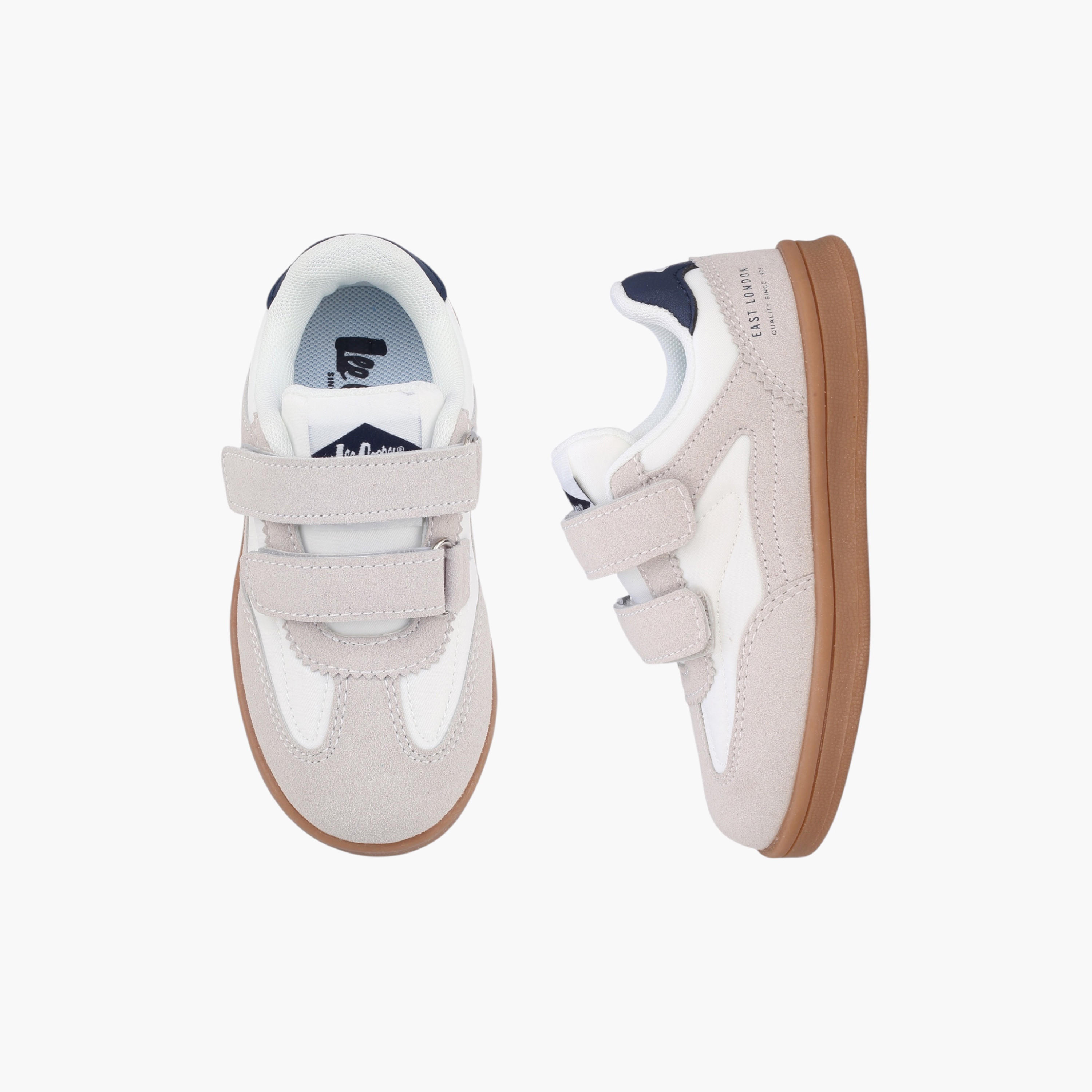 حذاء سنيكرز متعدد التصاميم بشريط إغلاق لاصق للبنات من لي كوبر-girls-shoes-sneakers-image-1