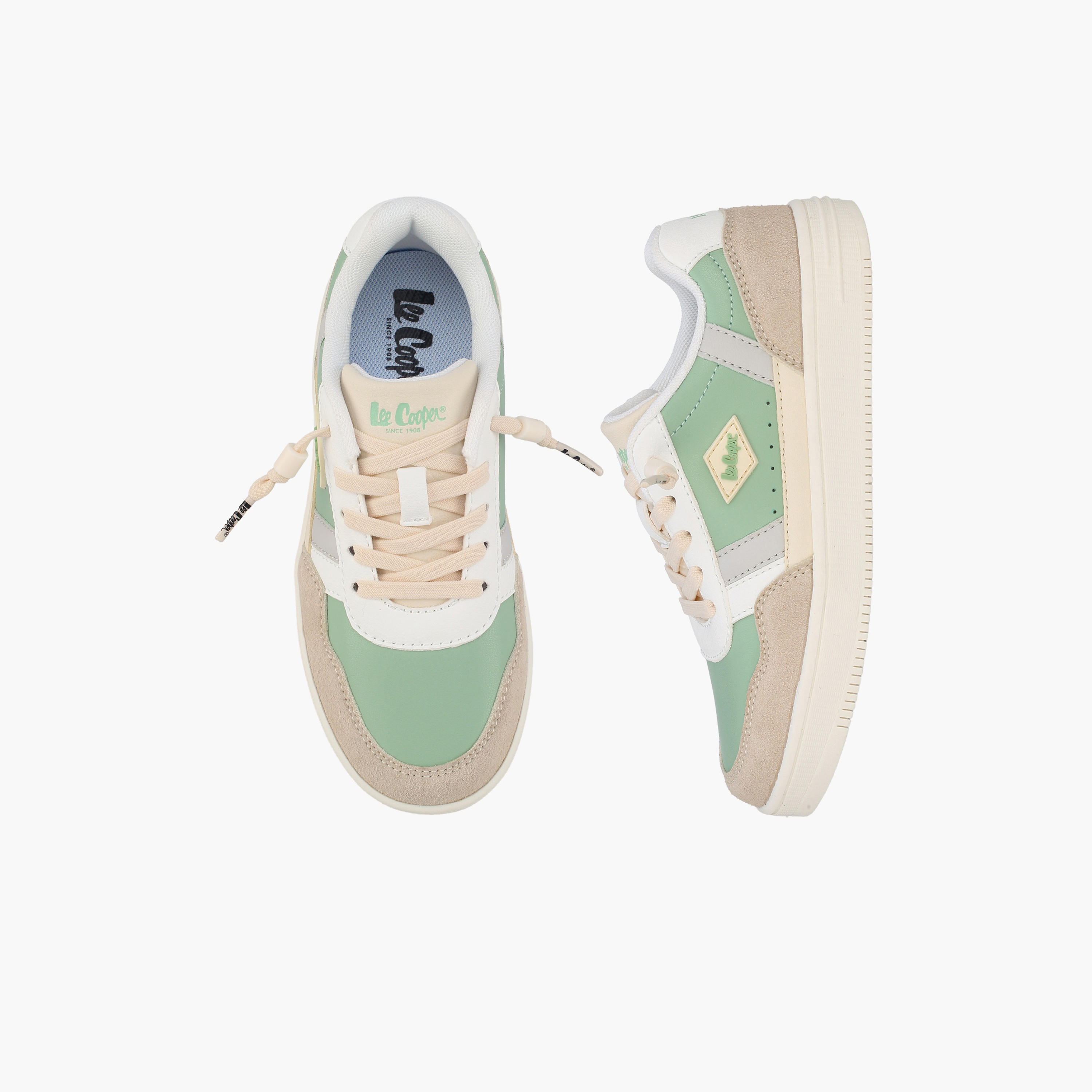 Lee Cooper Girls Lace-Up Ankle Sneakers-girls-shoes-sneakers-image-1