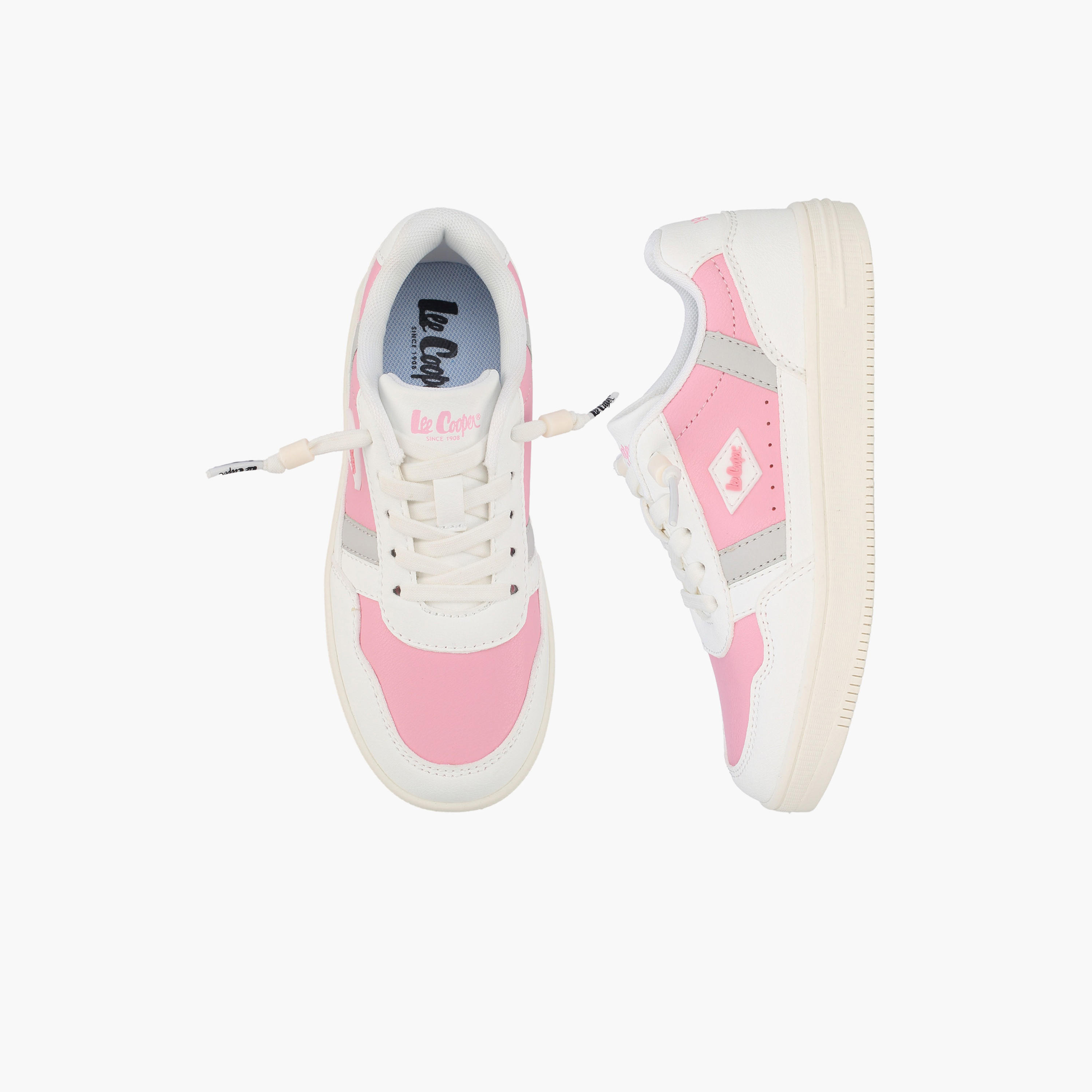 Lee Cooper Girls Lace-Up Ankle Sneakers-girls-shoes-sneakers-image-1
