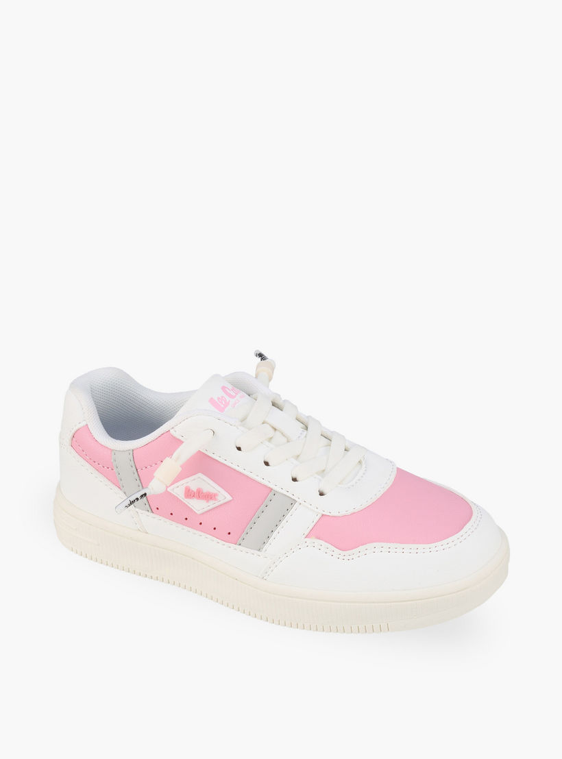Lee Cooper Girls Lace-Up Ankle Sneakers-girls-shoes-sneakers-image-2