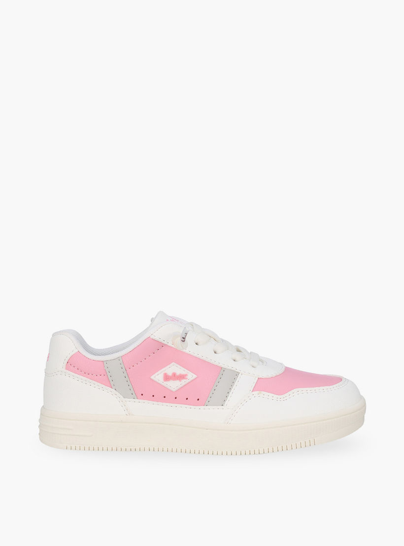 Lee Cooper Girls Lace-Up Ankle Sneakers-girls-shoes-sneakers-image-3