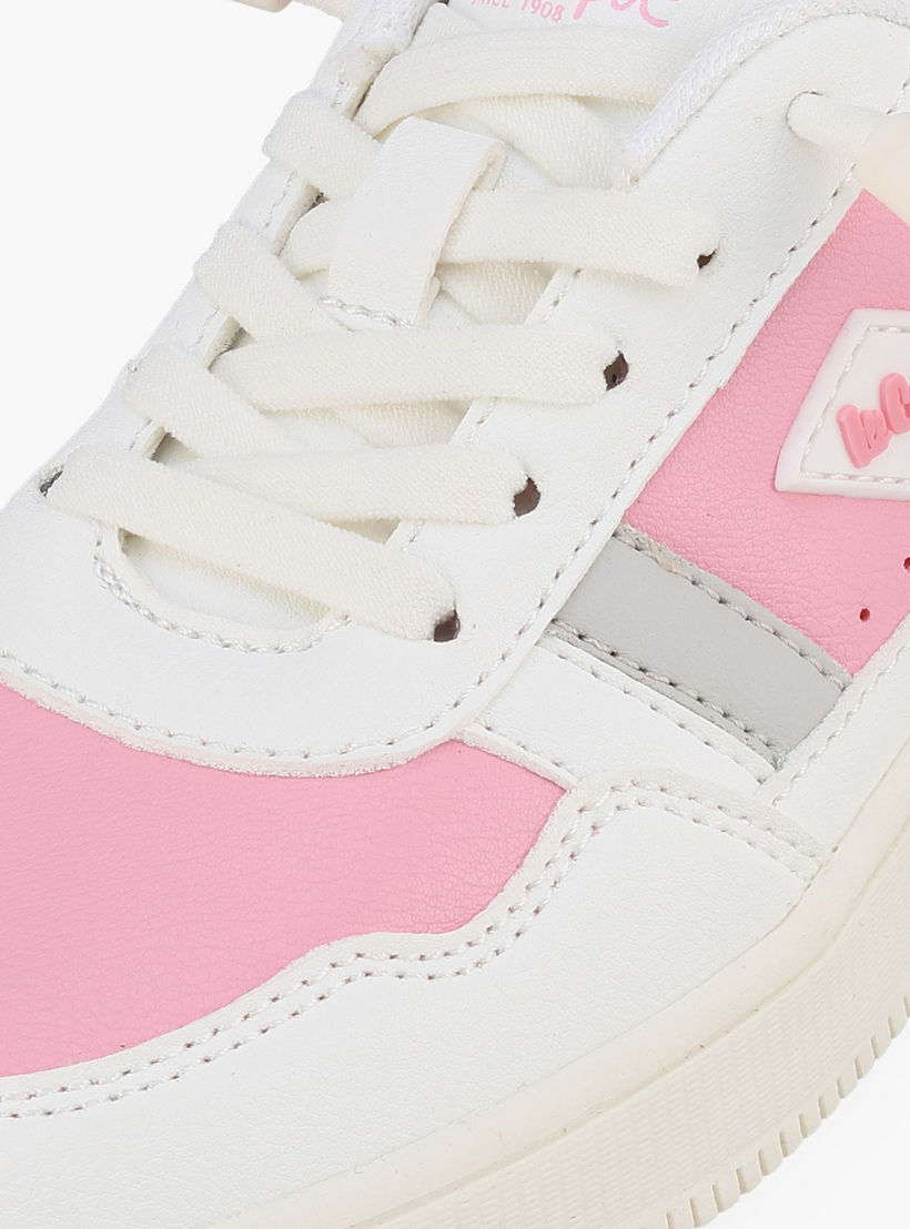 Lee Cooper Girls Lace-Up Ankle Sneakers-girls-shoes-sneakers-image-4