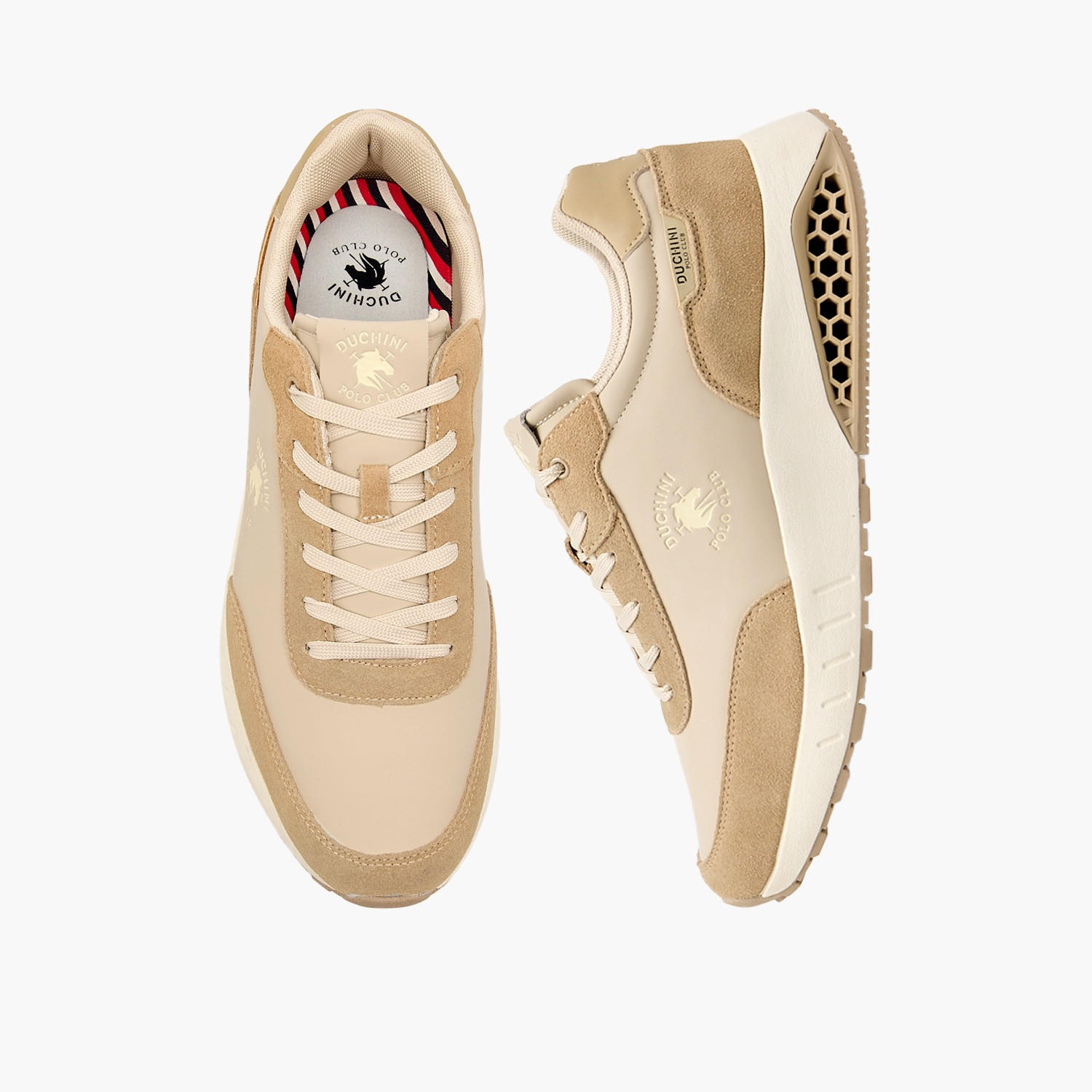 Sneakers Men Logo Print Lace-Up Ankle Sneakers-men-shoes-sneakers-image-1