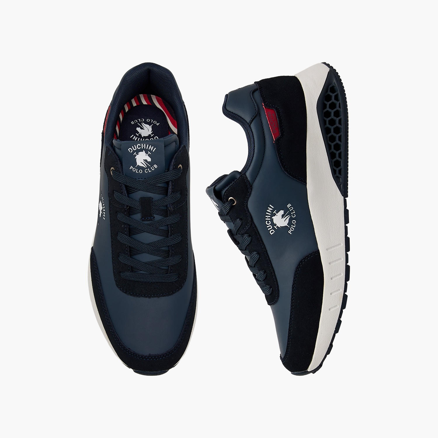 حذاء سنيكرز طول الكاحل برباط وطبعات شعار للرجال من دوتشيني-men-shoes-sneakers-image-1