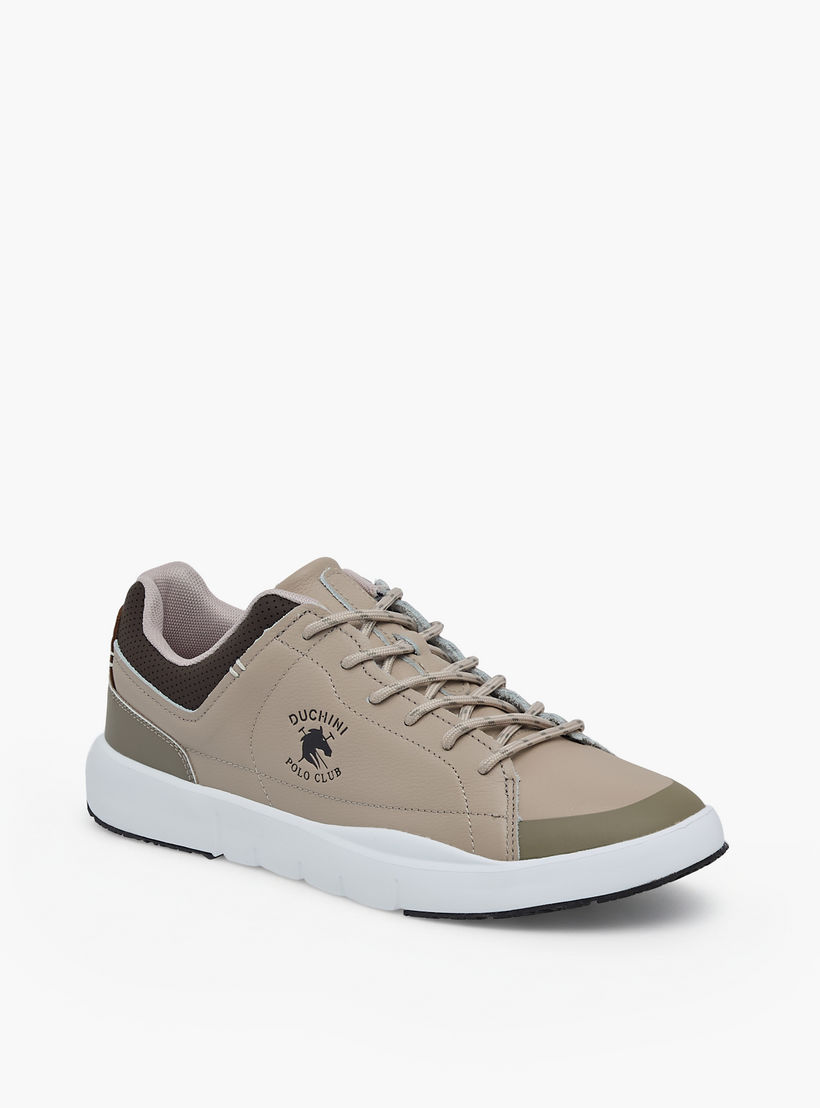 Duchini Polo Club Men Genuine Leather Lace-Up Ankle Sneakers-men-shoes-sneakers-image-2