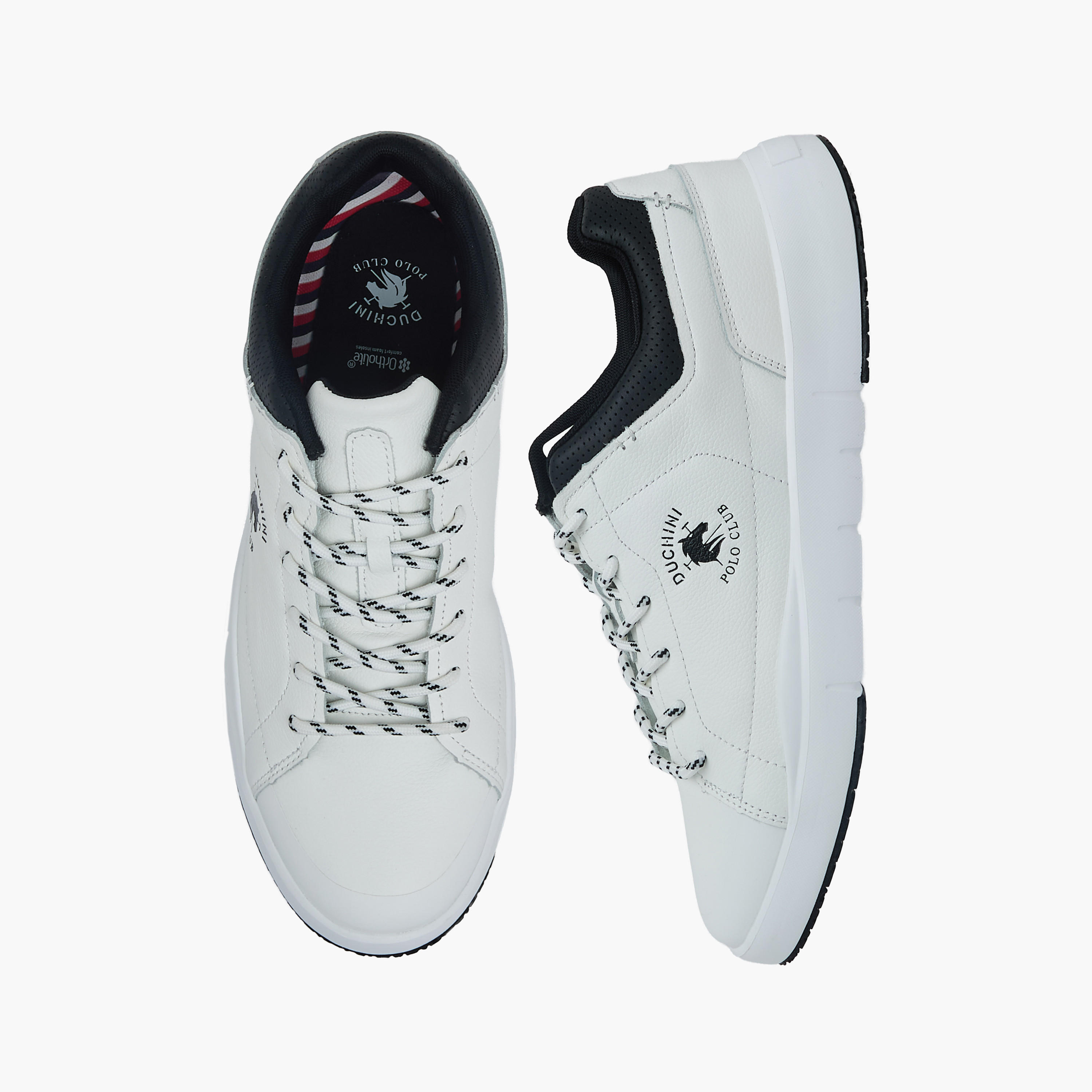 Duchini Polo Club Men Genuine Leather Lace-Up Ankle Sneakers-men-shoes-sneakers-image-1