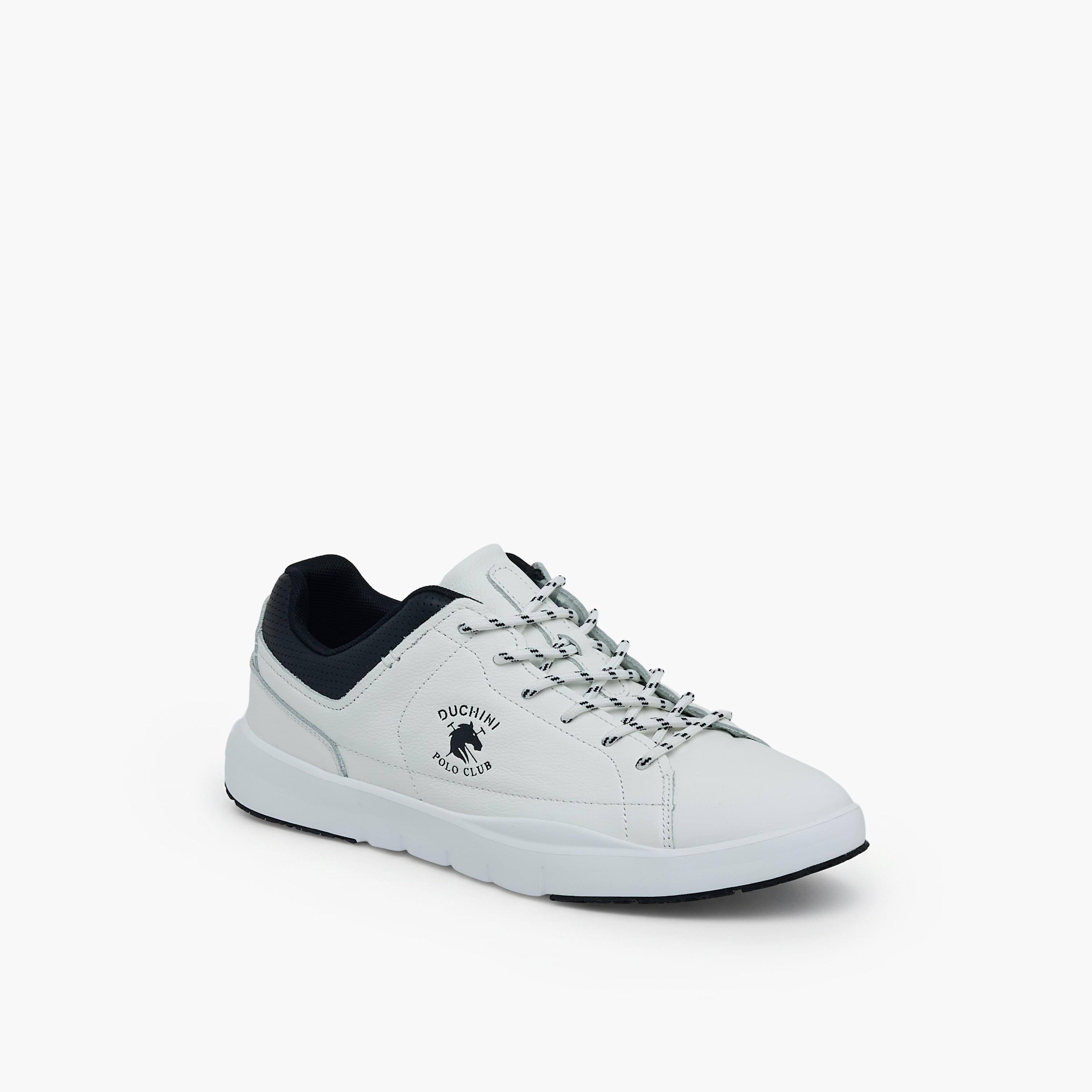 Duchini Polo Club Men Genuine Leather Lace-Up Ankle Sneakers-men-shoes-sneakers-image-2