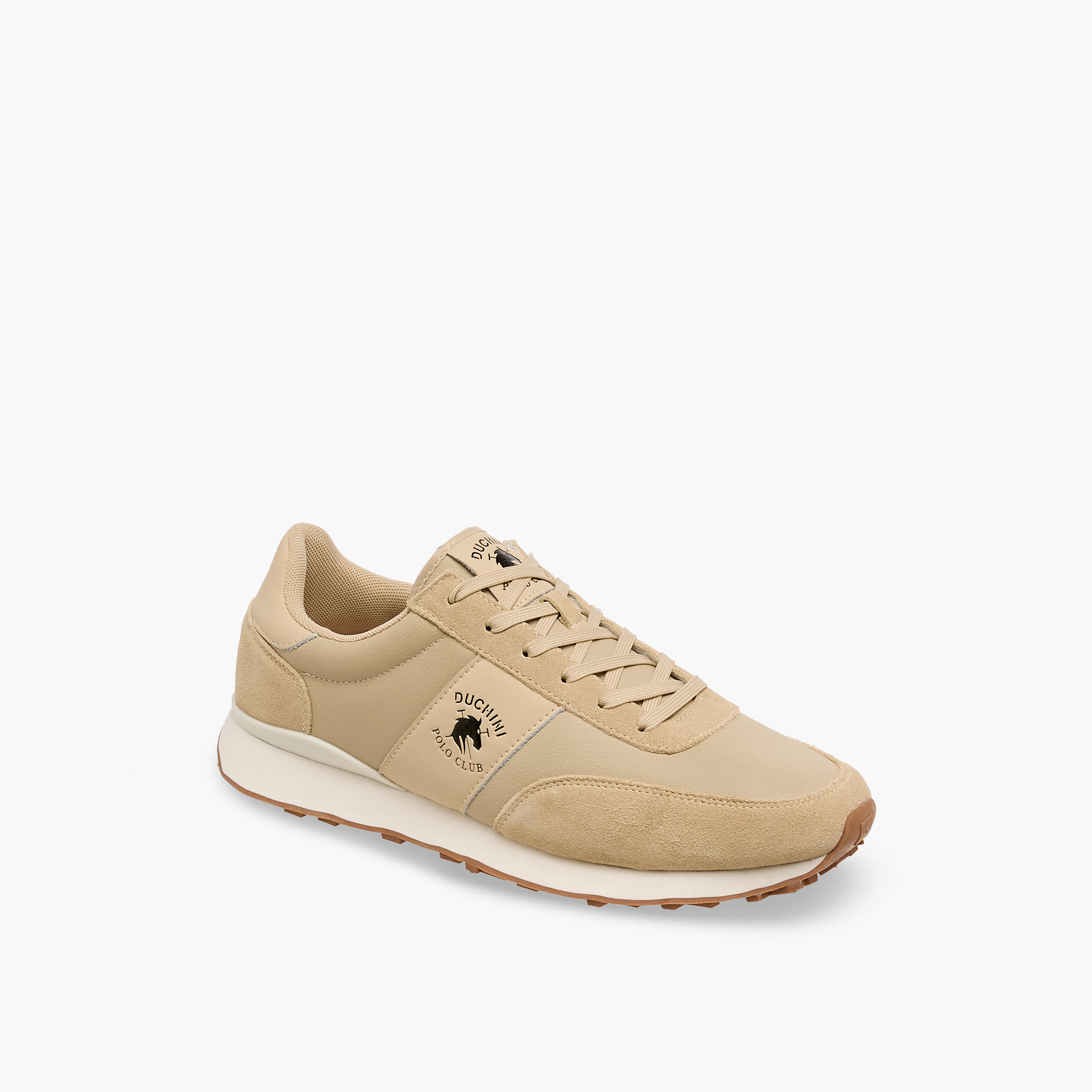 حذاء سنيكرز برباط جلد طبيعي للكاحل للرجال من دوتشيني بولو كلوب-men-shoes-sneakers-image-2