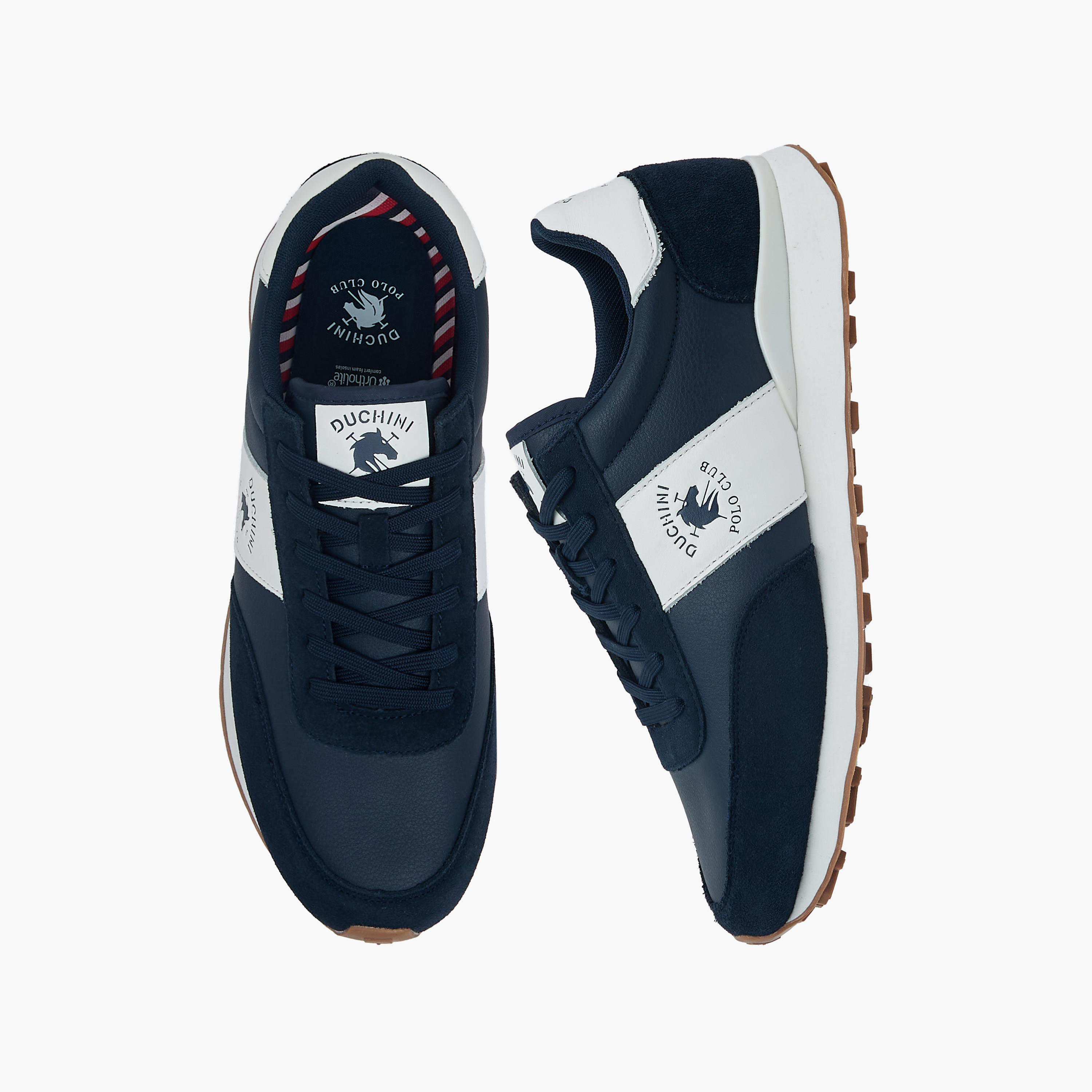 Duchini Polo Club Men Genuine Leather Lace-Up Ankle Sneakers-men-shoes-sneakers-image-1