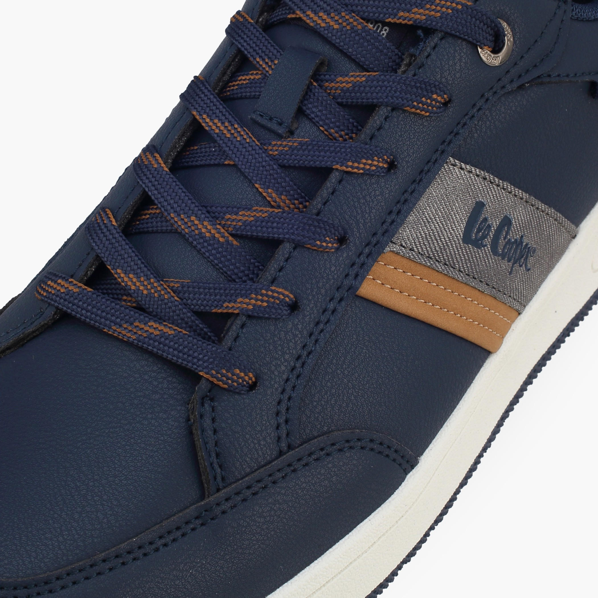 حذاء سنيكرز طول الكاحل برباط إغلاق للرجال من لي كوبر-men-shoes-sneakers-image-4