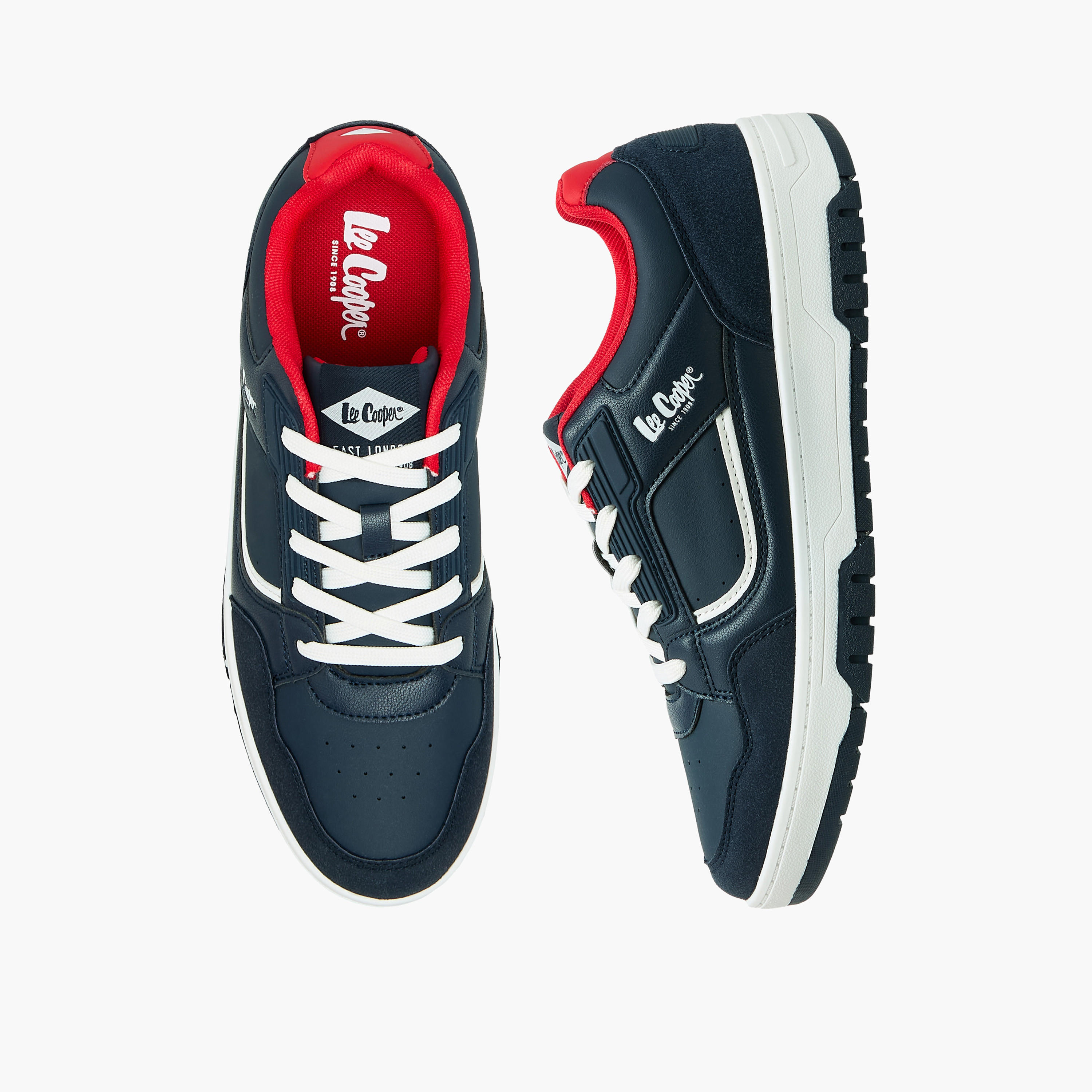 حذاء سنيكرز برباط للرجال من لي كوبر-men-shoes-sneakers-image-1