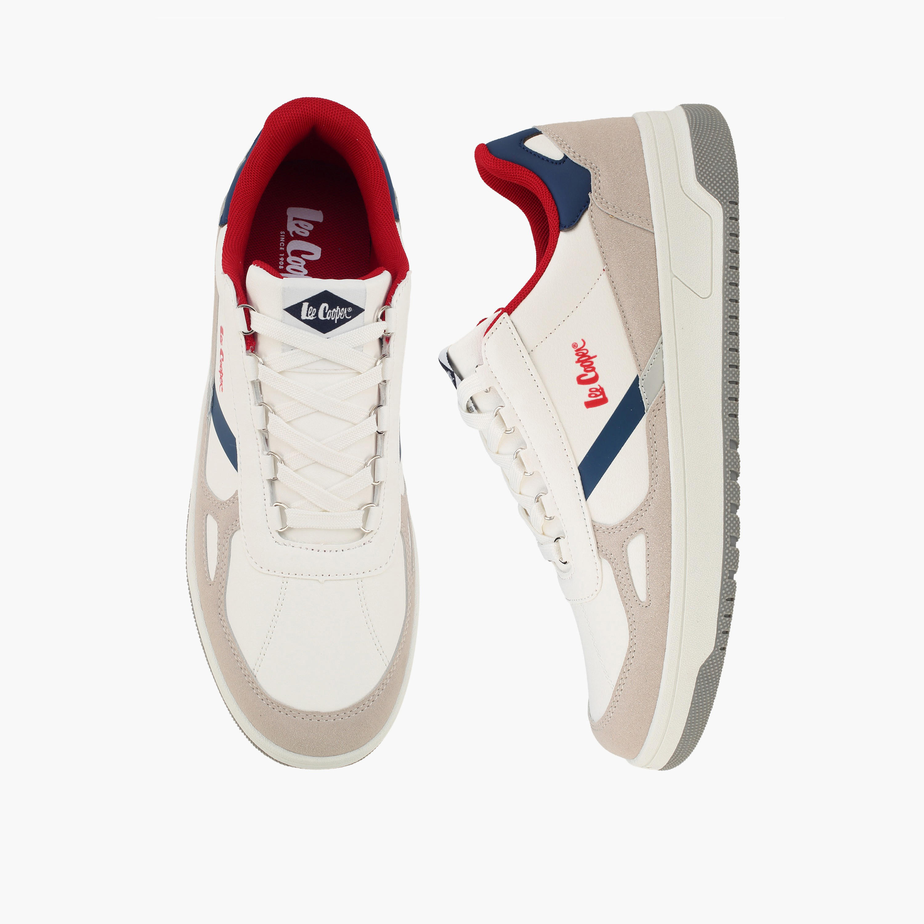 حذاء سنيكرز طول الكاحل برباط إغلاق للرجال من لي كوبر-men-shoes-sneakers-image-1