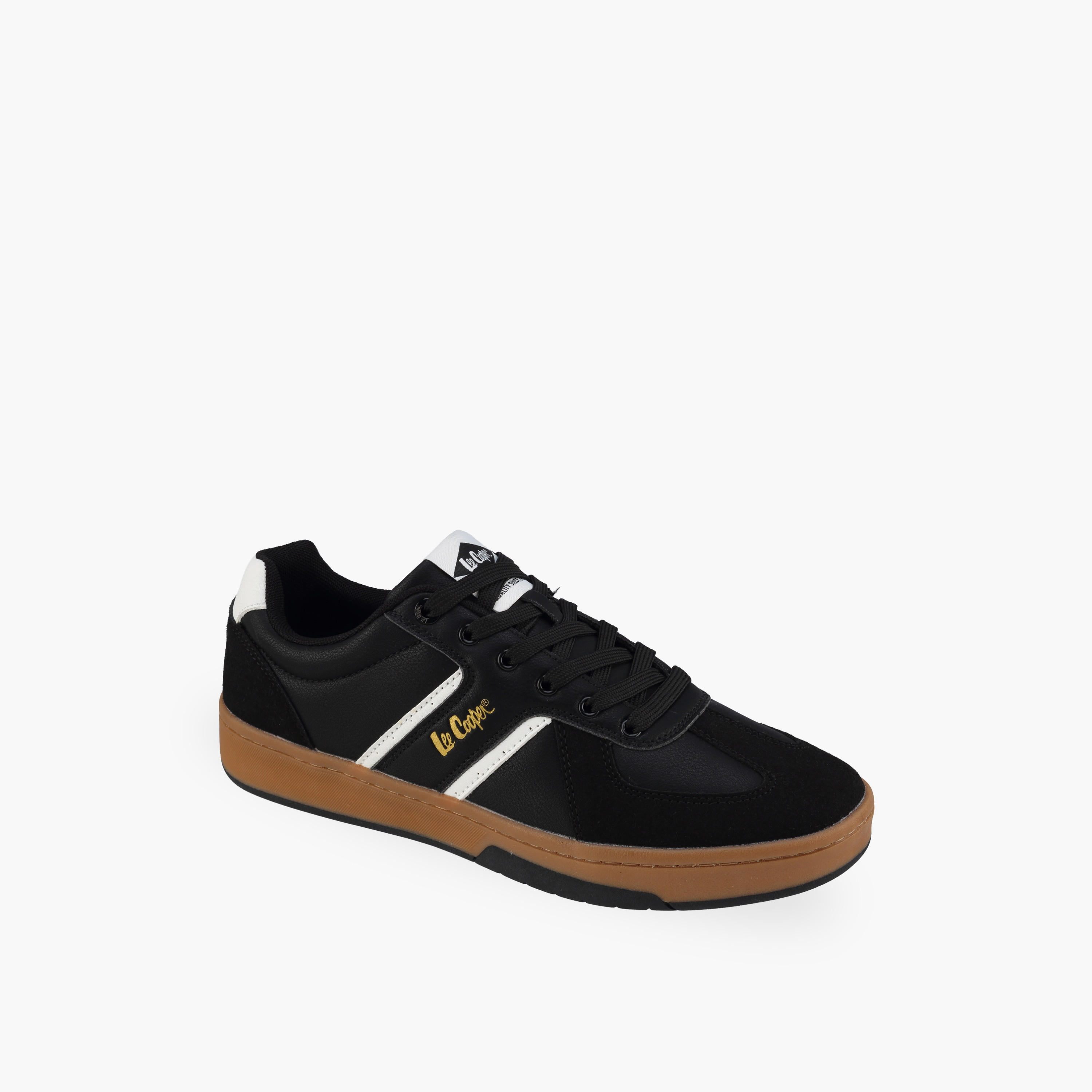 حذاء سنيكرز رجالي بطبعة شعار ورباط إغلاق من لي كوبر-men-shoes-sneakers-image-2