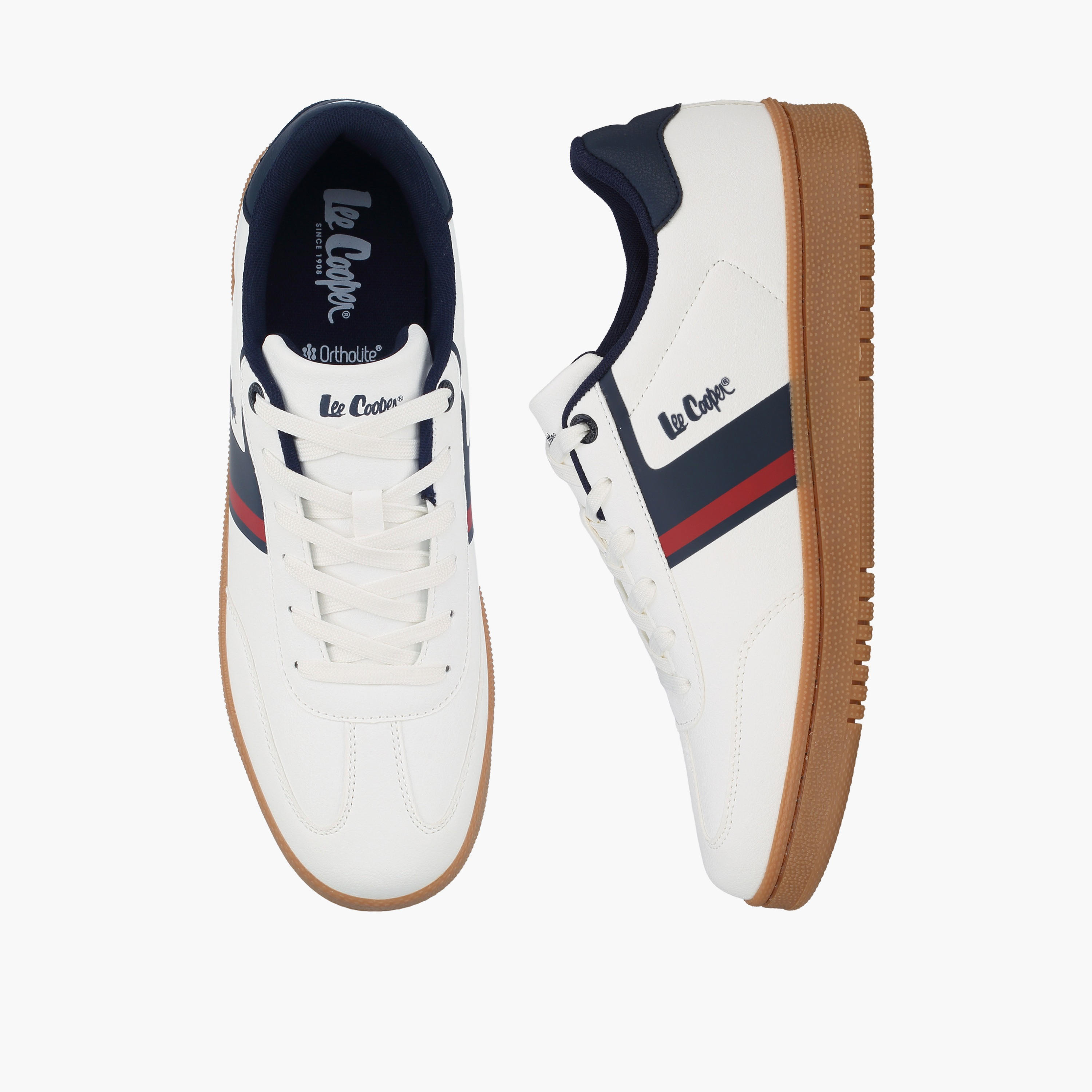 Lee Cooper Men Colourblock Lace-Up Sneakers-men-shoes-sneakers-image-1