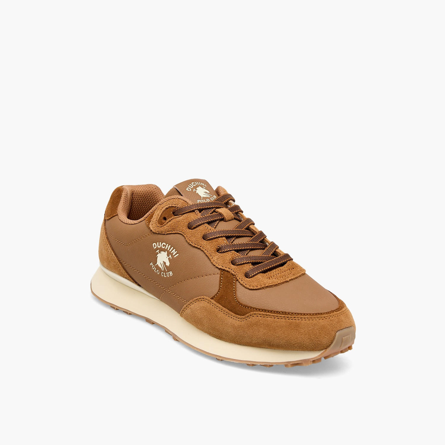 Duchini Men Logo Print Lace-Up Ankle Sneakers-men-shoes-sneakers-image-2