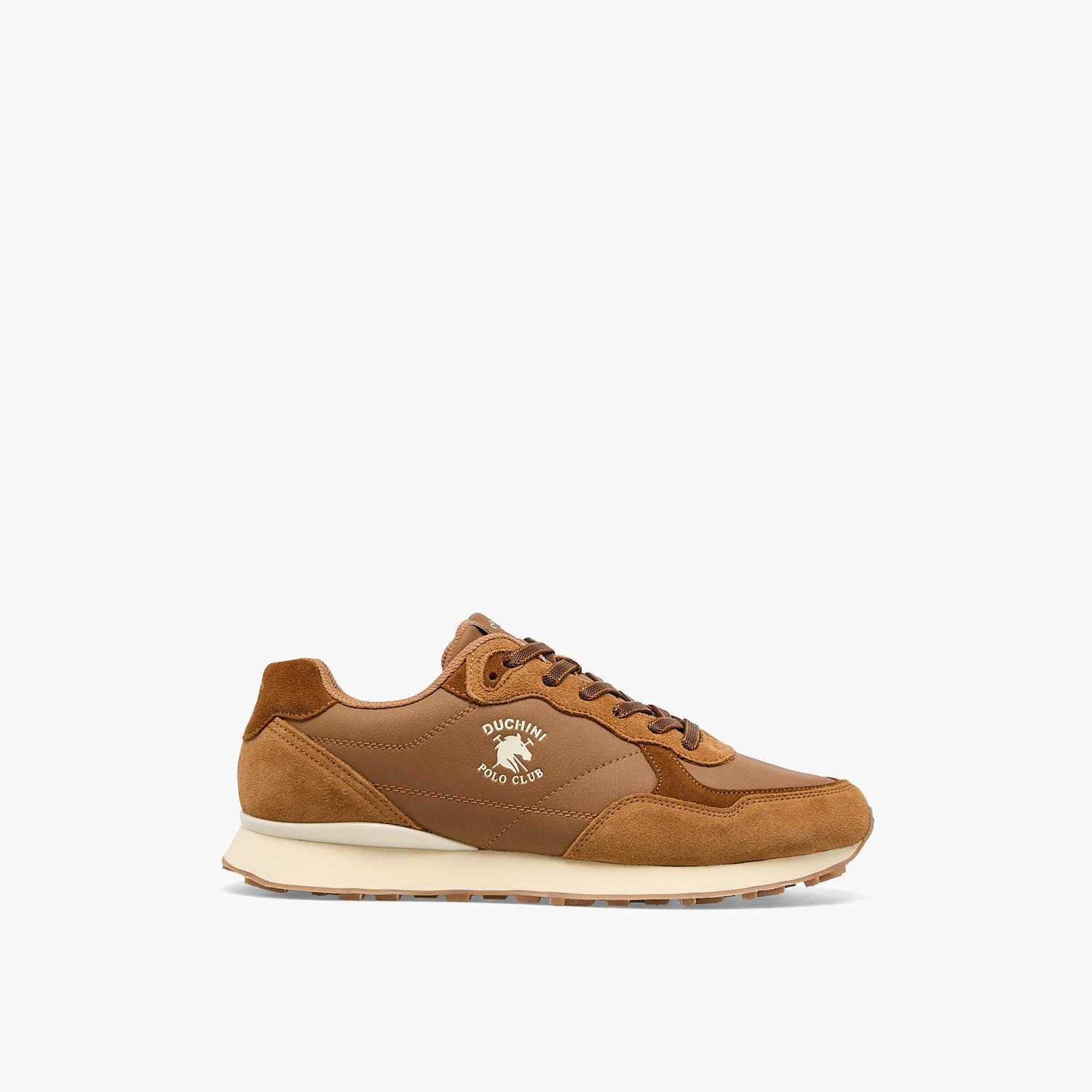 Duchini Men Logo Print Lace-Up Ankle Sneakers-men-shoes-sneakers-image-3