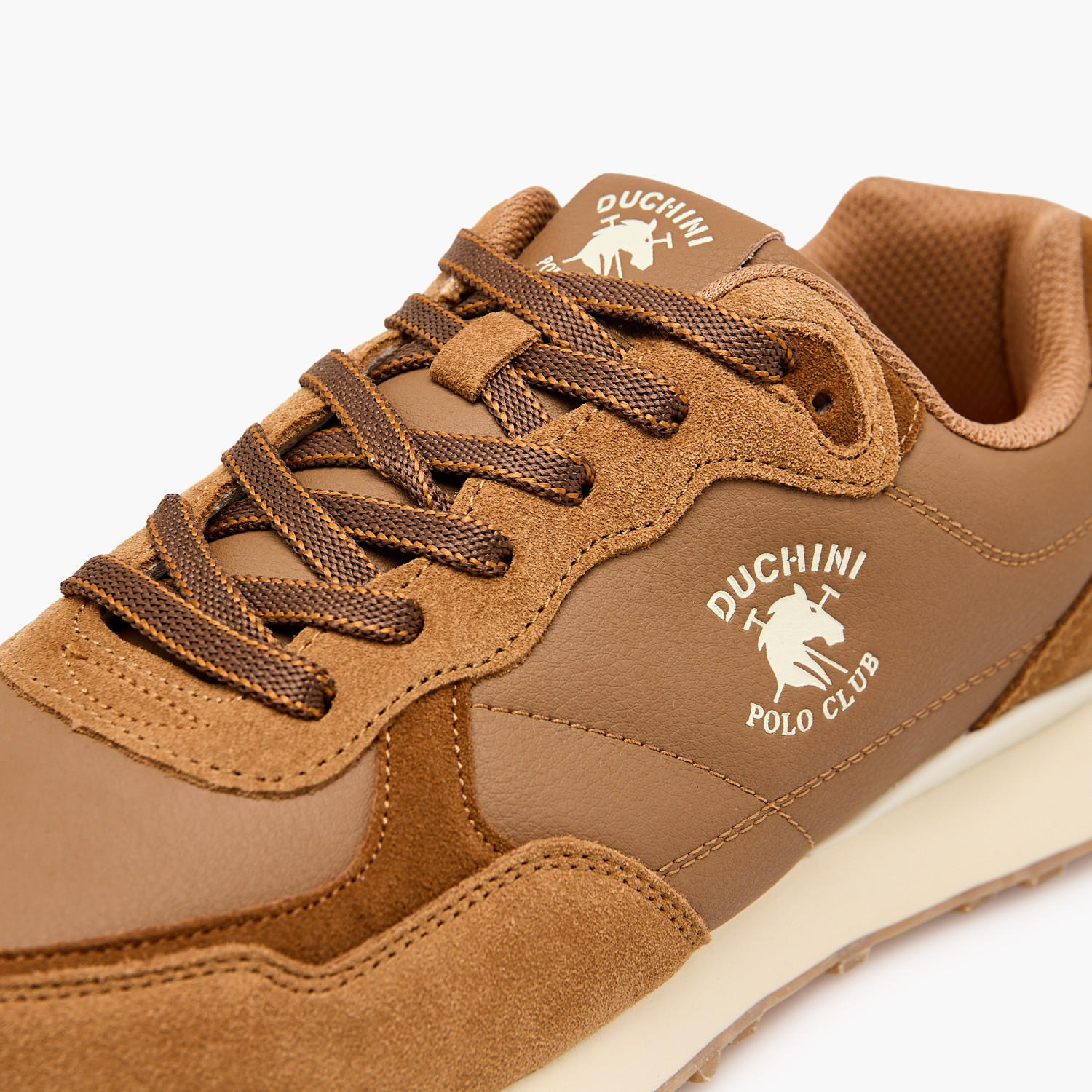Duchini Men Logo Print Lace-Up Ankle Sneakers-men-shoes-sneakers-image-4
