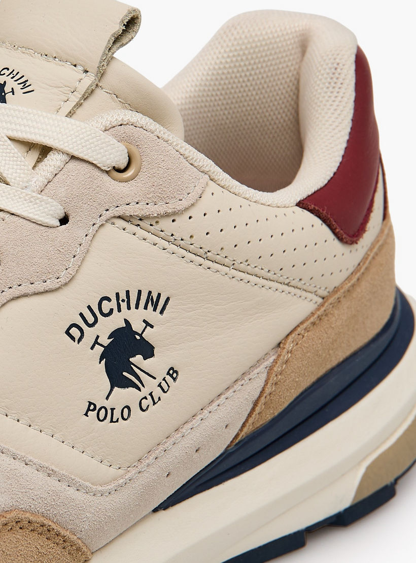 Duchini Men Logo Print Lace-Up Ankle Sneakers-men-shoes-sneakers-image-4