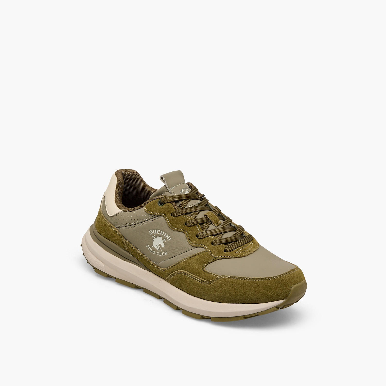 Duchini Men Logo Print Lace-Up Ankle Sneakers-men-shoes-sneakers-image-2