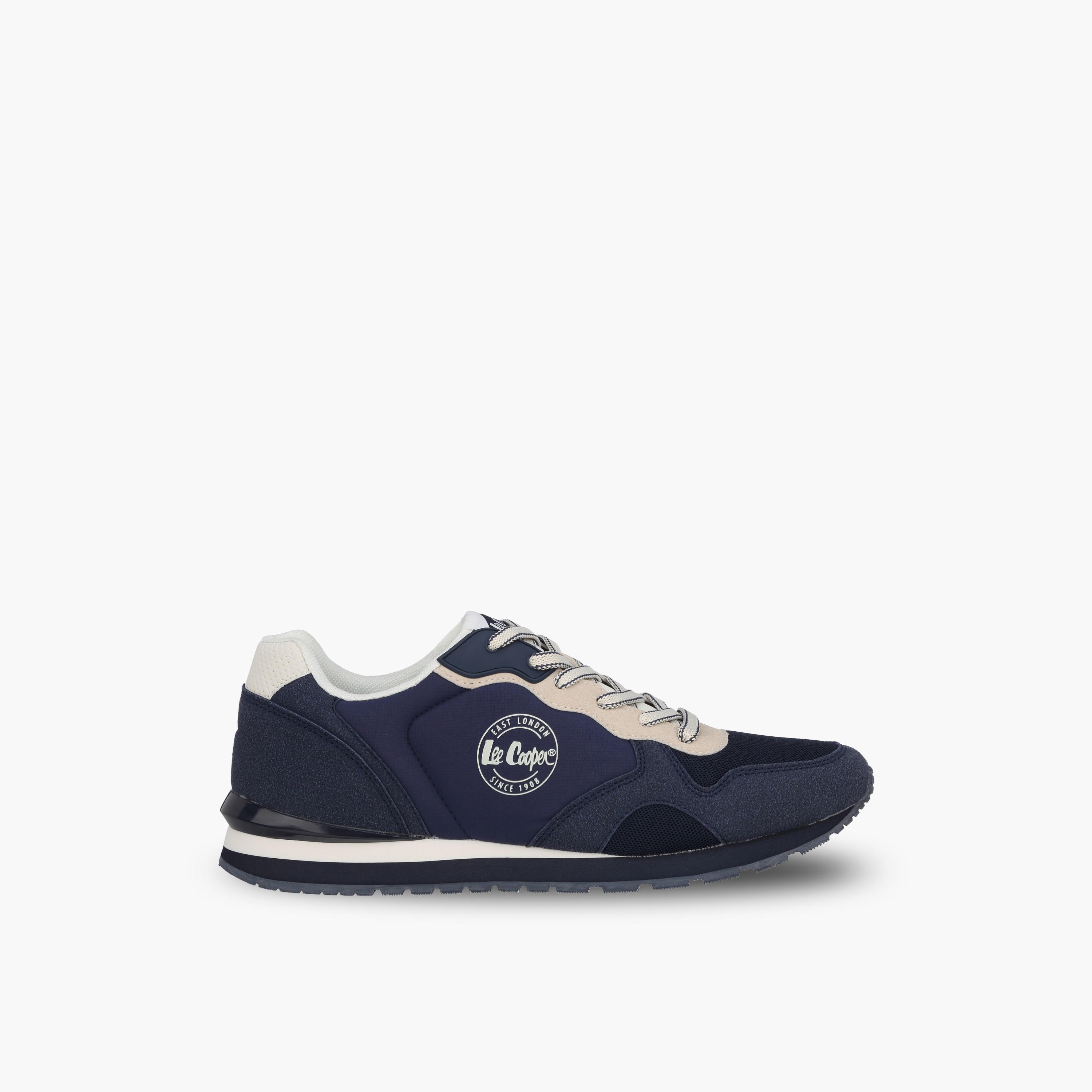 Lee Cooper Men Logo Print Lace-Up Sneakers-men-shoes-sneakers-image-3