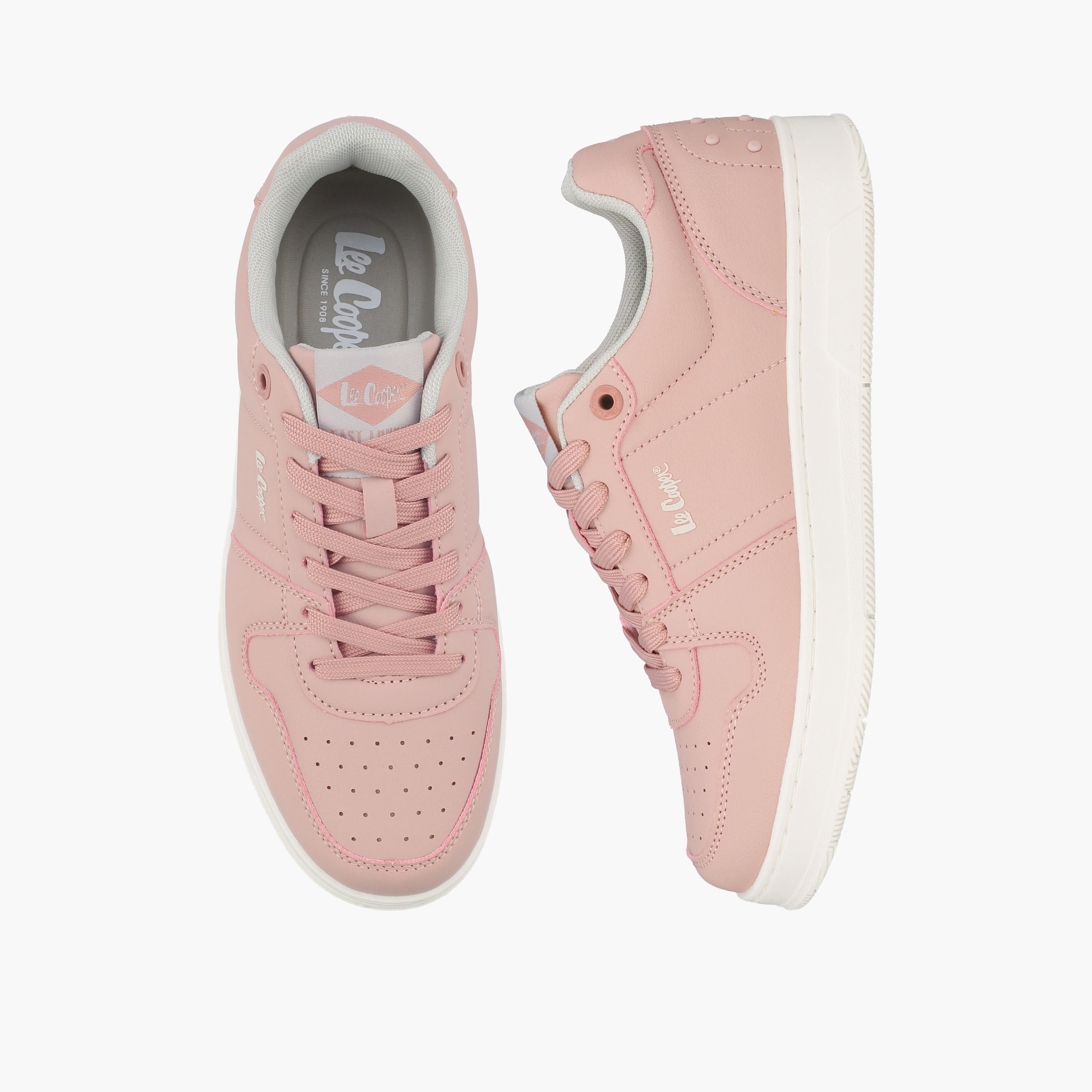 Lee Cooper Men Lace-Up Ankle Sneakers-women-shoes-sneakers-image-1