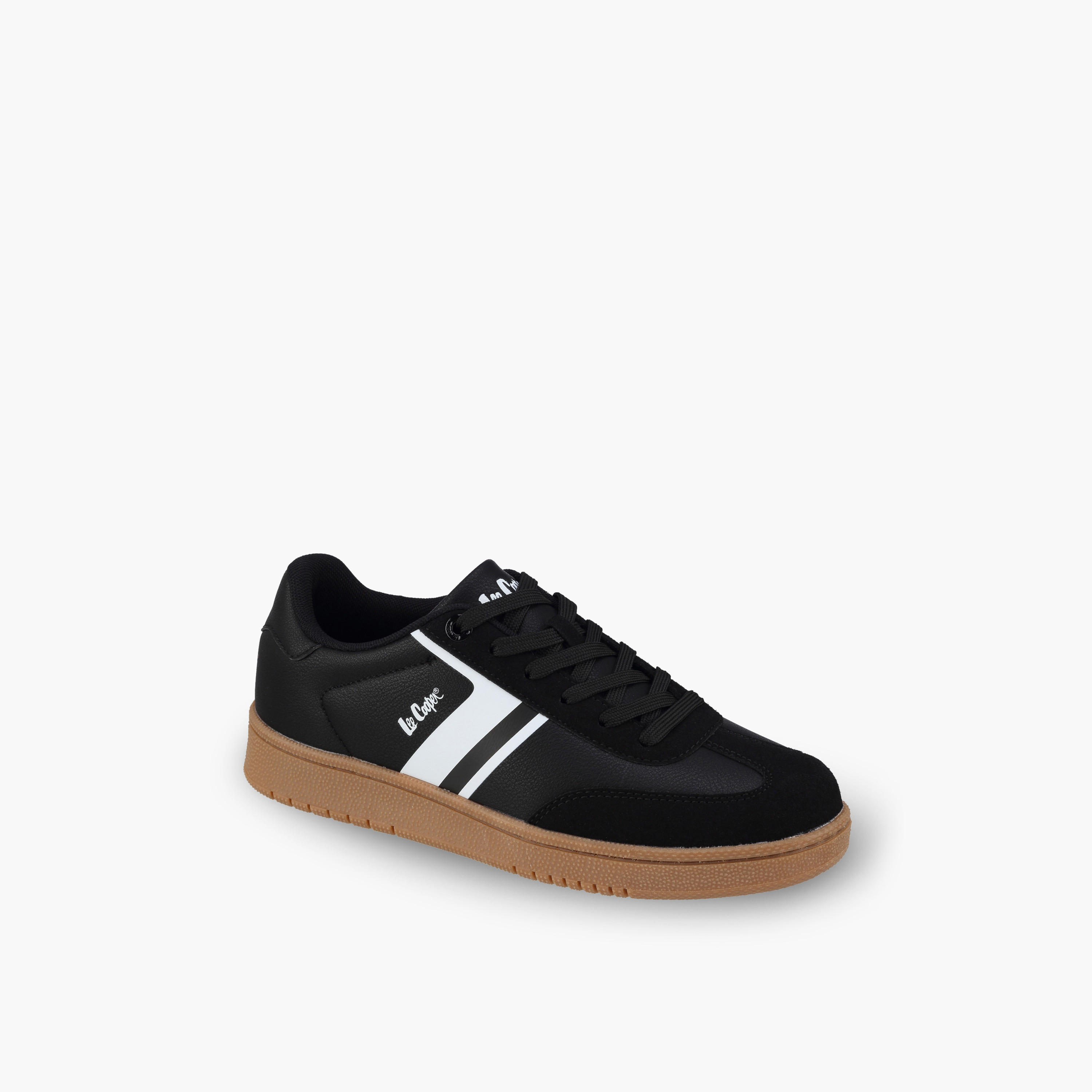 حذاء سنيكرز مقلم طول الكاحل برباط للنساء من لي كوبر-women-shoes-sneakers-image-2
