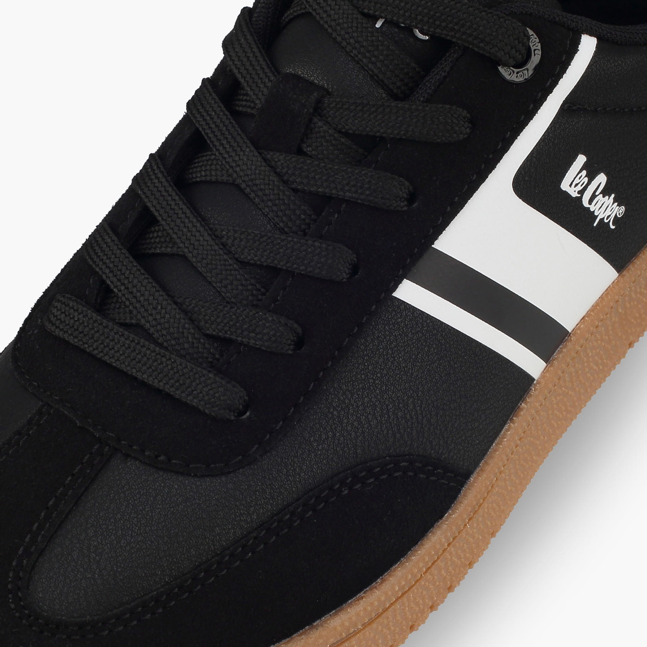 حذاء سنيكرز مقلم طول الكاحل برباط للنساء من لي كوبر-women-shoes-sneakers-image-4