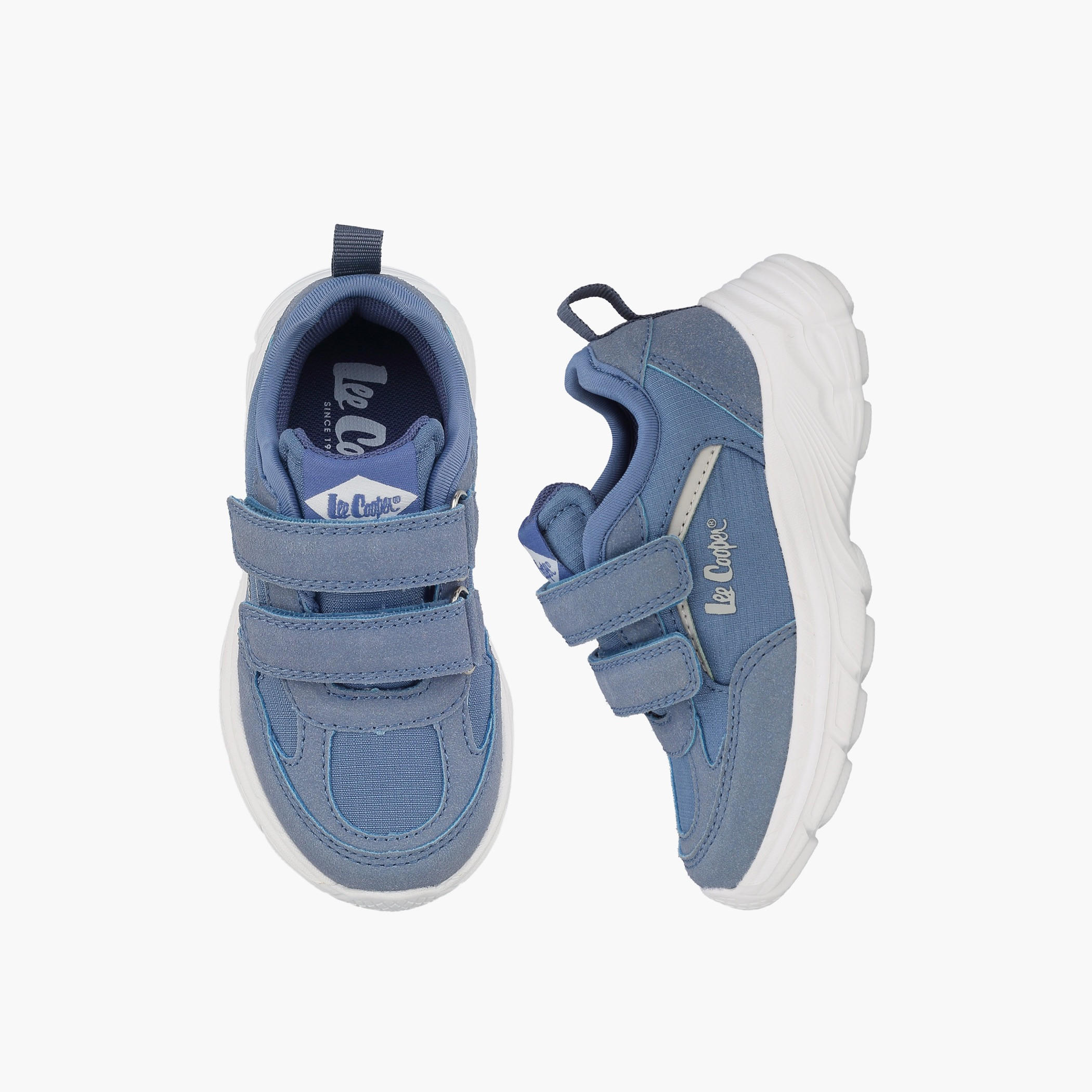 حذاء سنيكرز طول الكاحل بشريط إغلاق للولاد من لي كوبر-boys-shoes-sneakers-image-1