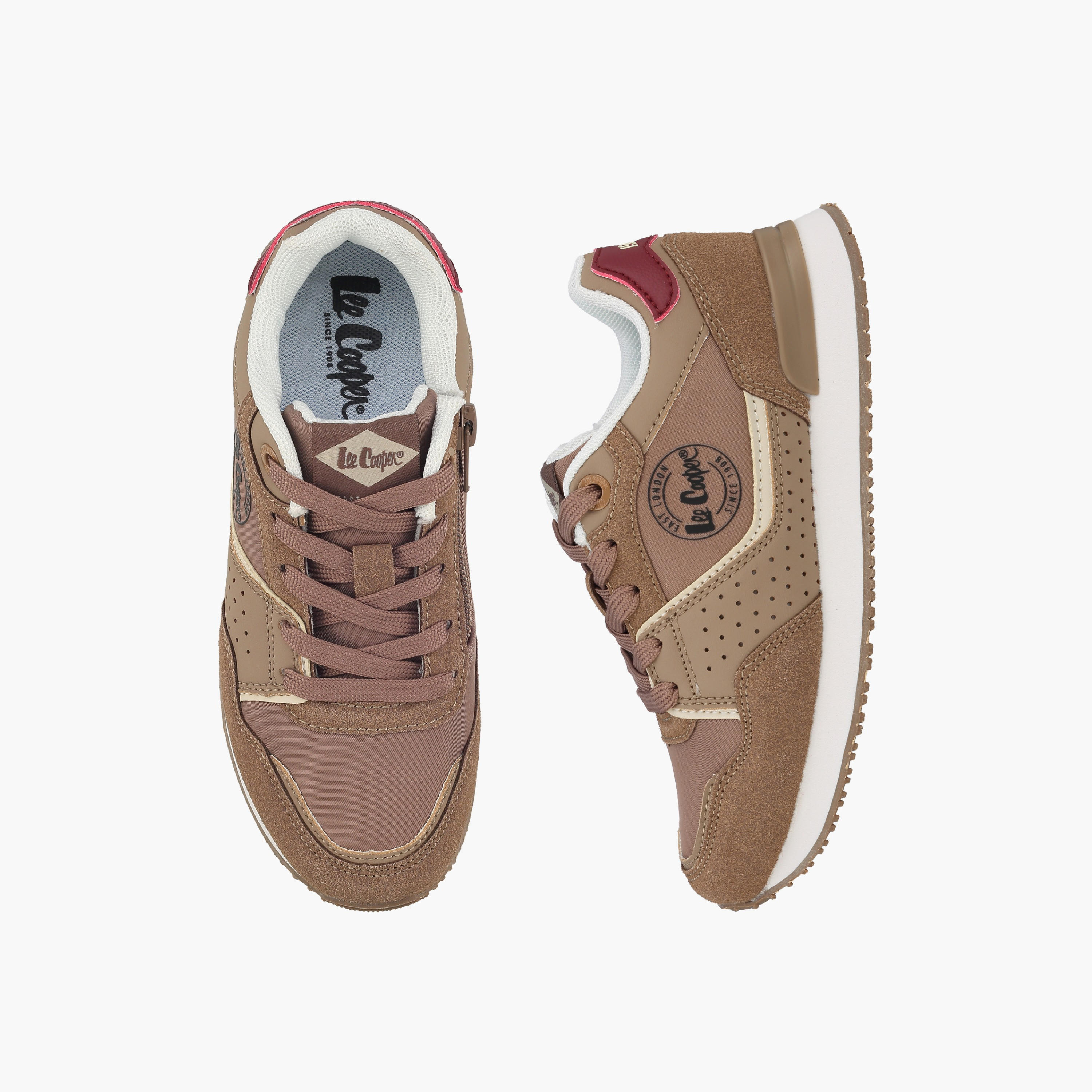 Lee Cooper Boys Colourblock Lace-Up Sneakers-boys-shoes-sneakers-image-1